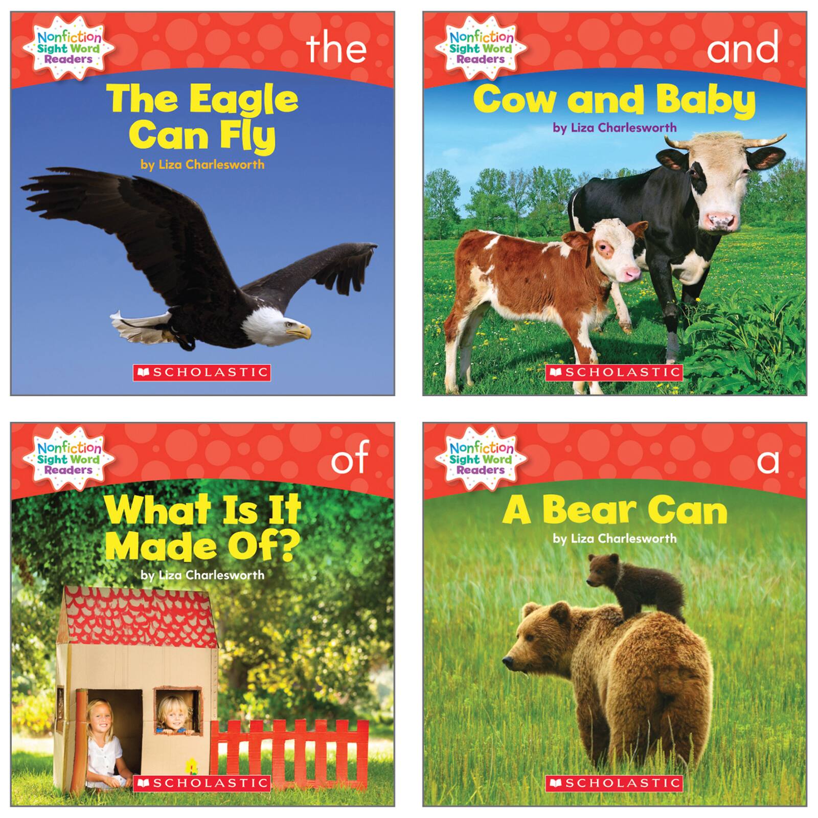 Scholastic Nonfiction Sight Word Readers Set, Guided Reading Level A