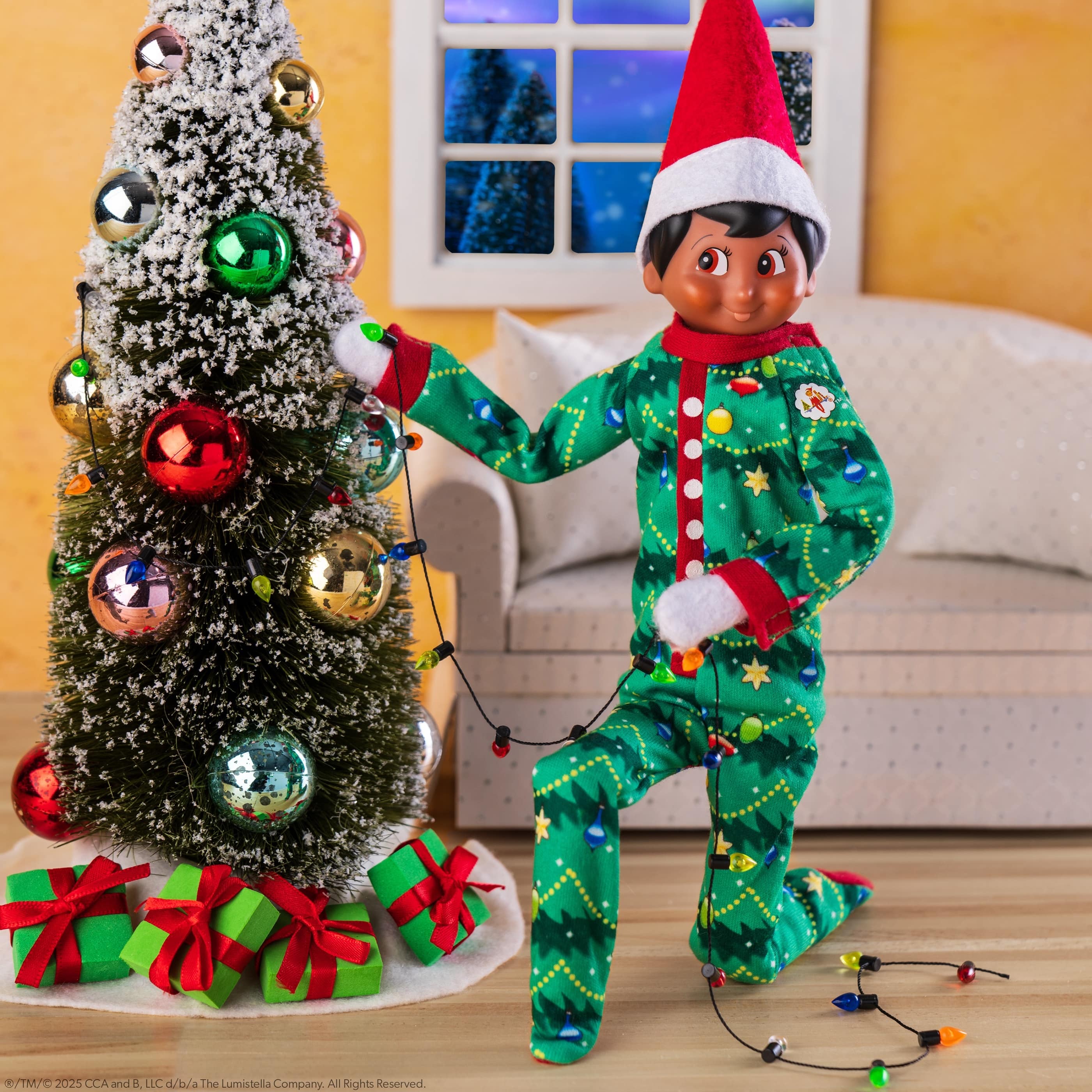 The Elf on the Shelf® Claus Couture Collection™ Goodnight Sleep Bright PJs