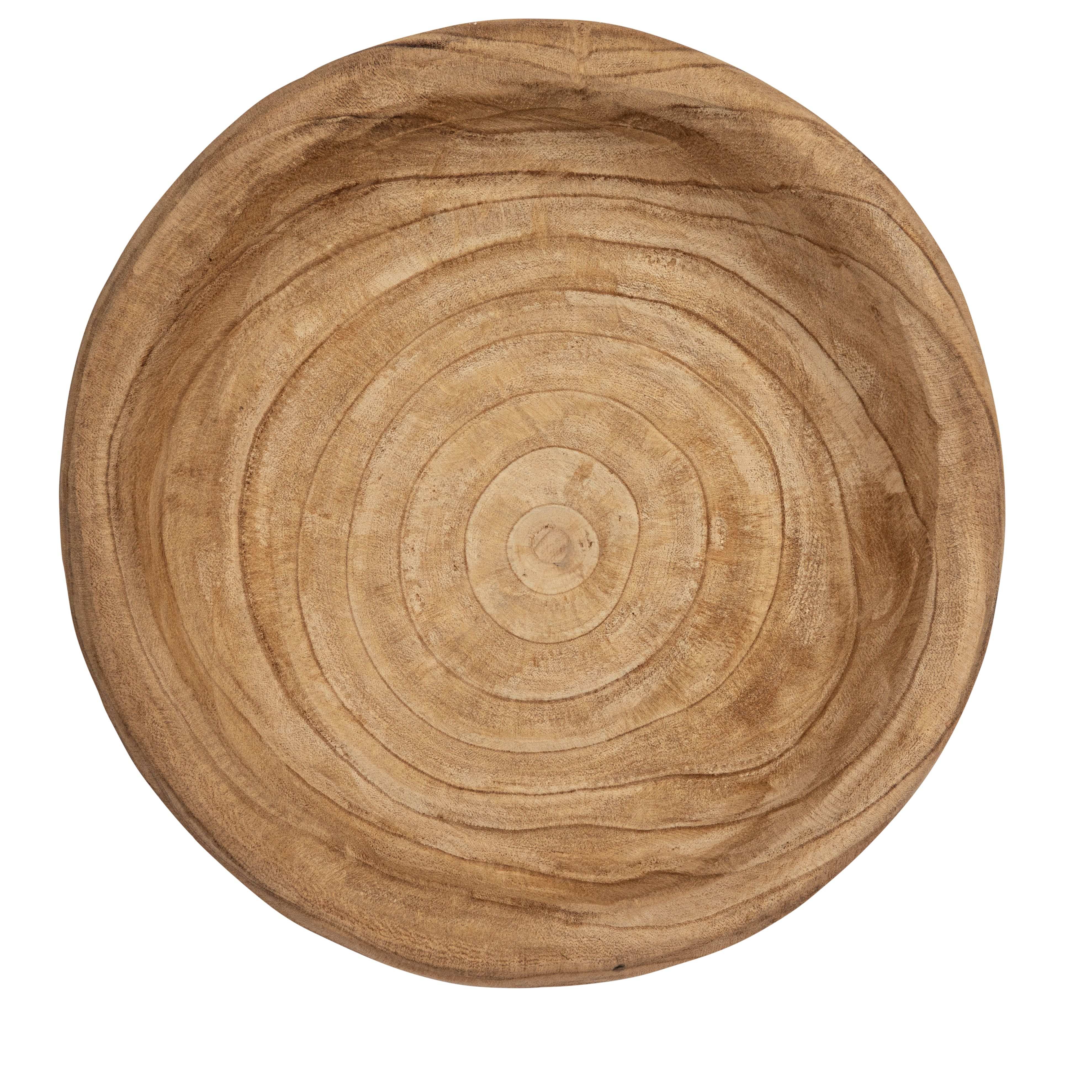 Hello Honey® 19" Paulownia Wood Decorative Bowl