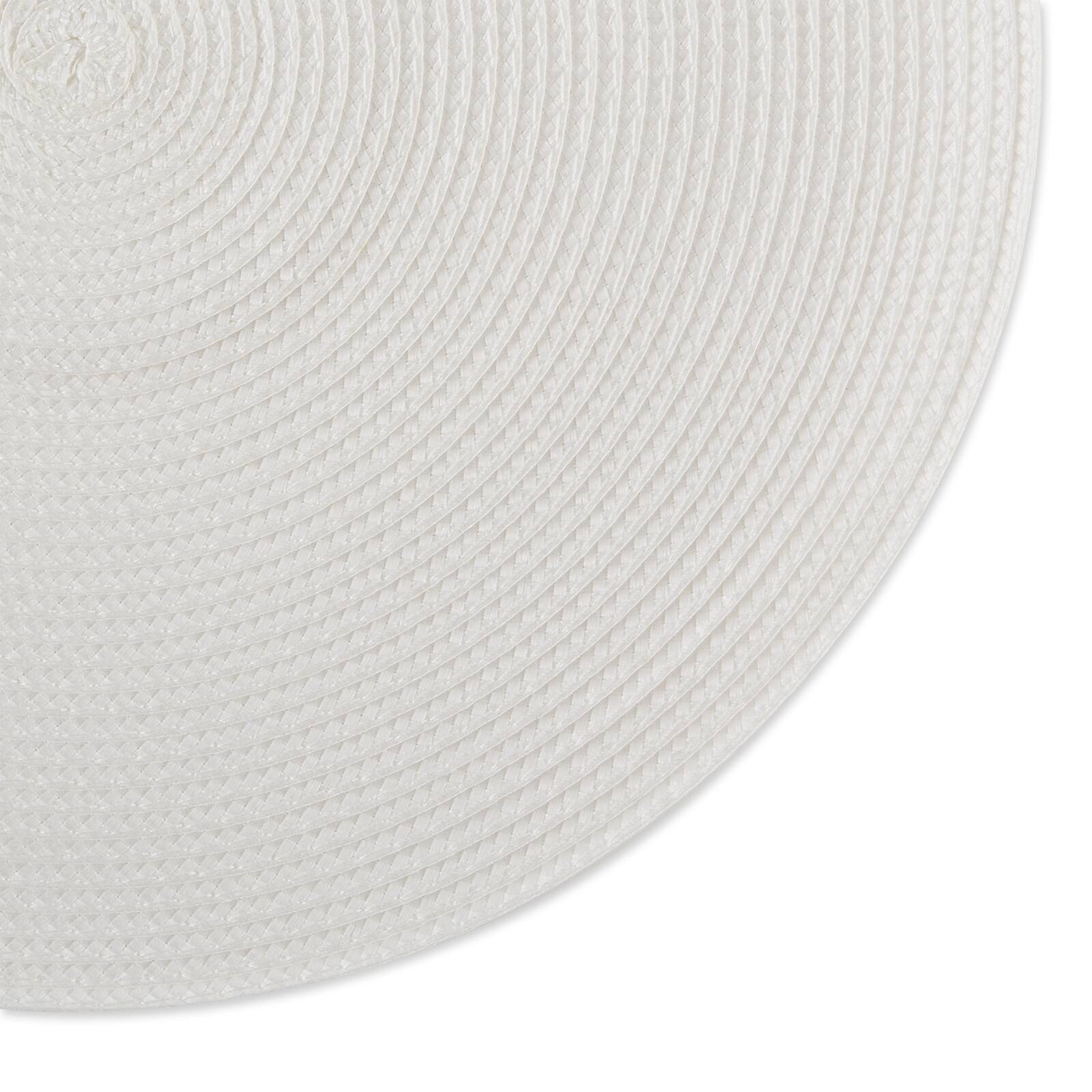 DII&#xAE; Round Plastic Woven Placemats, 6ct.