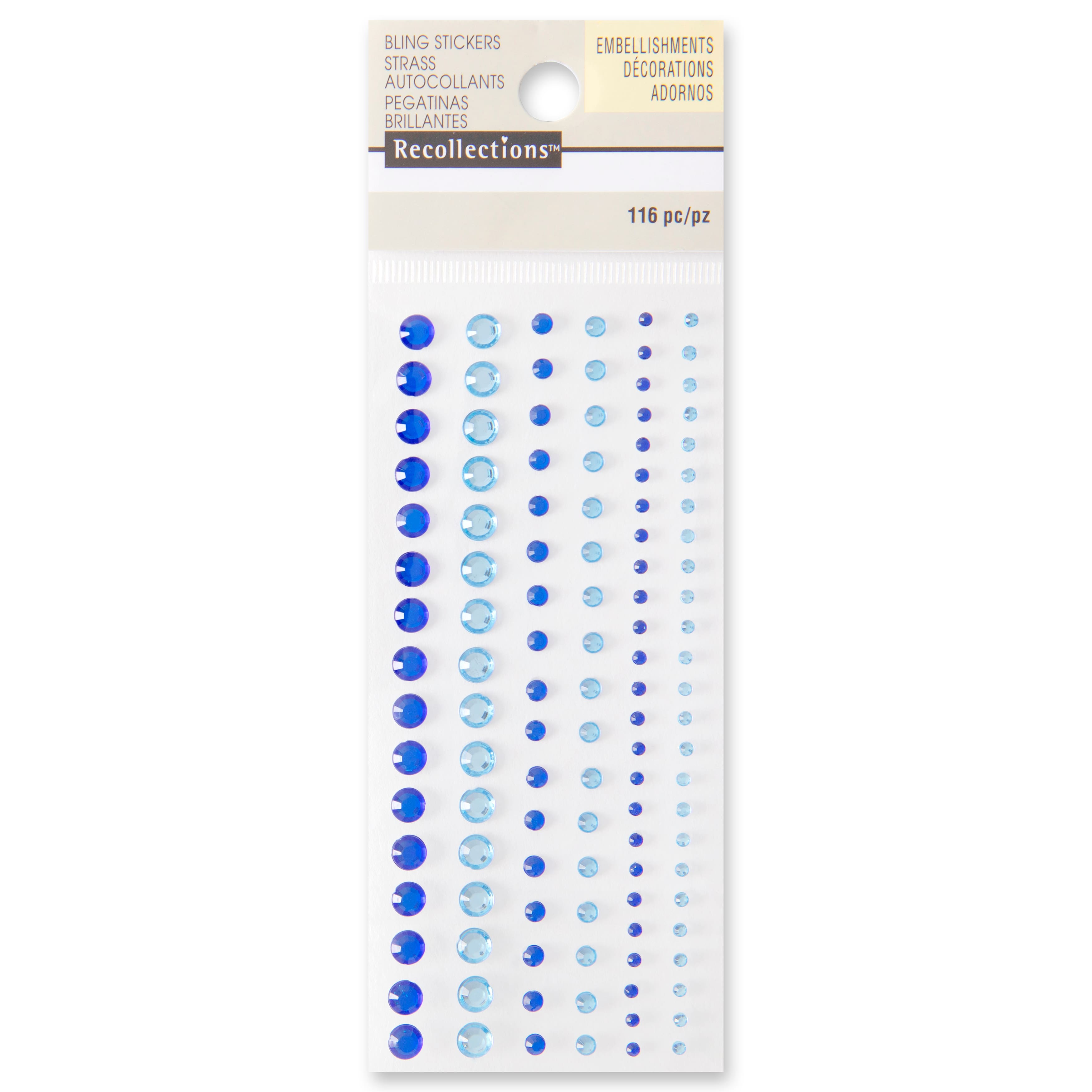 12 Pack: Adhesive Rhinestones Mixed Pack by Recollections™