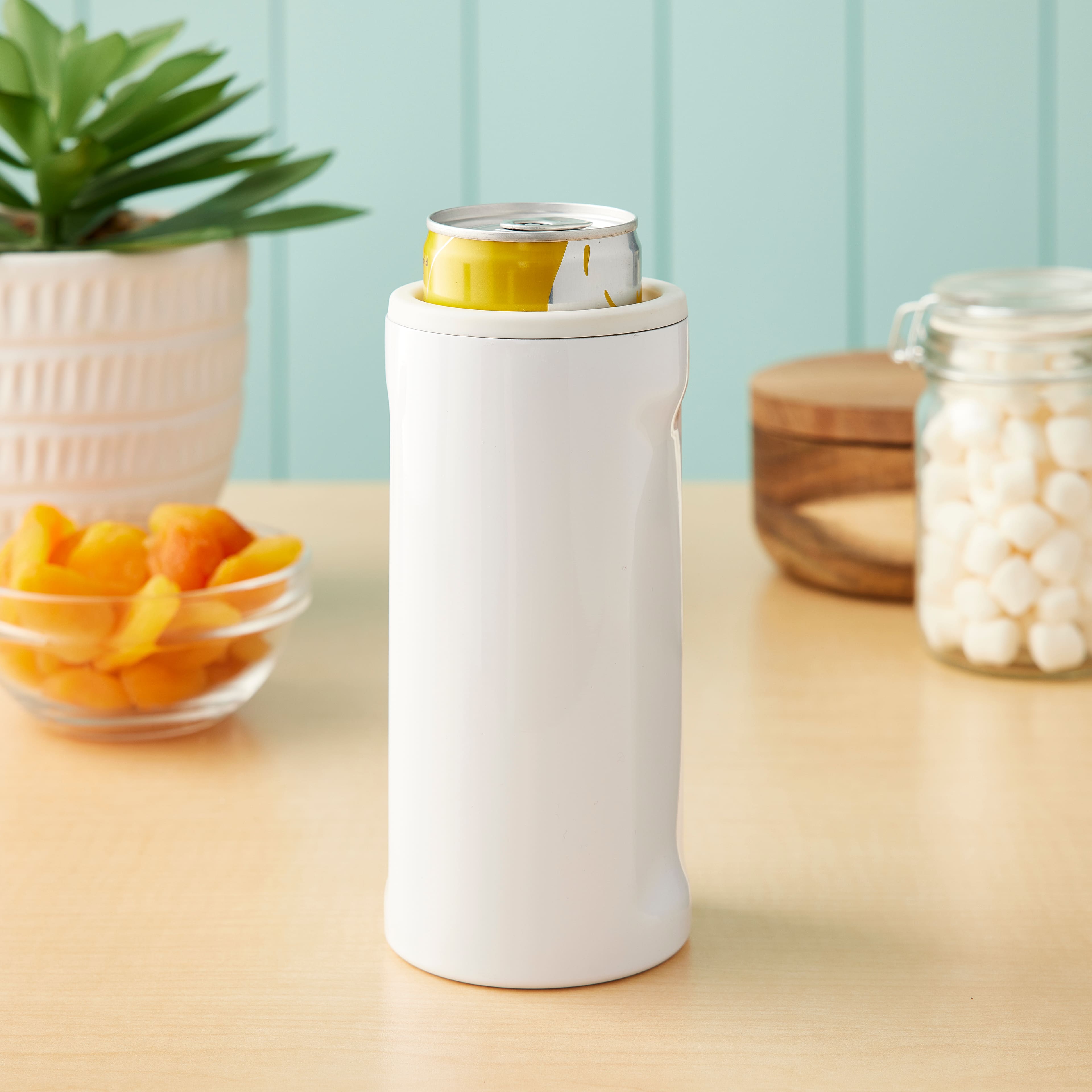 12oz. Stainless Steel Slim Can Cooler by Celebrate It&#x2122;