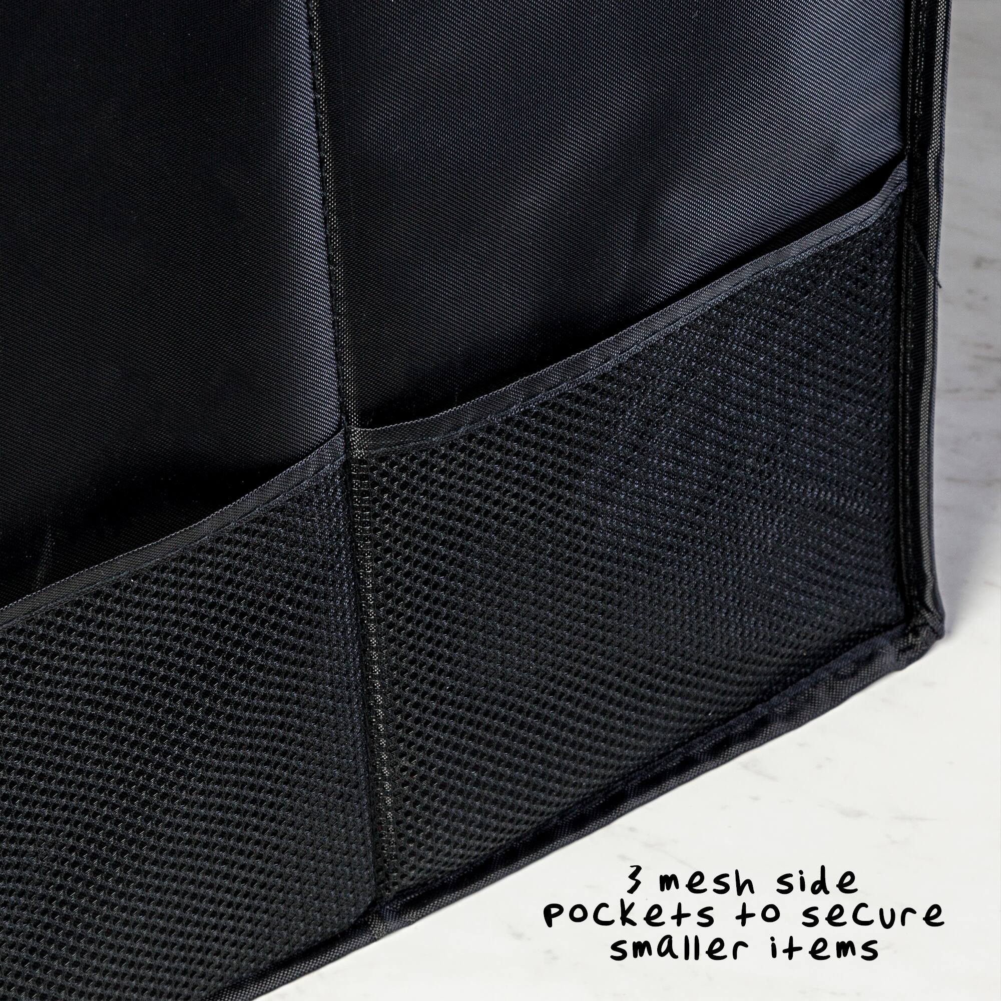 Honey Can Do Black Collapsible Large Folding Trunk Organizer