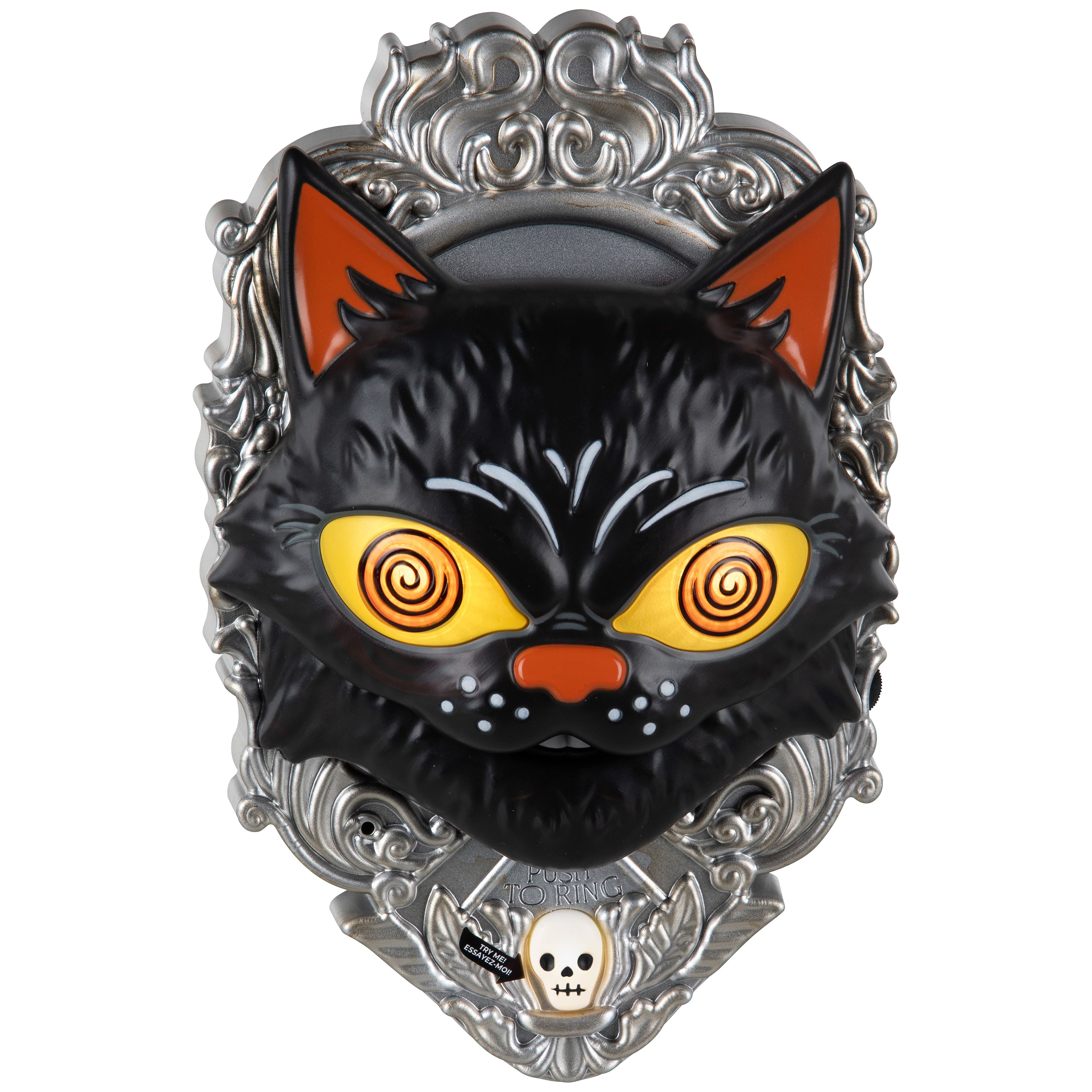 8" Black Cat Animated Doorbell by Ashland®