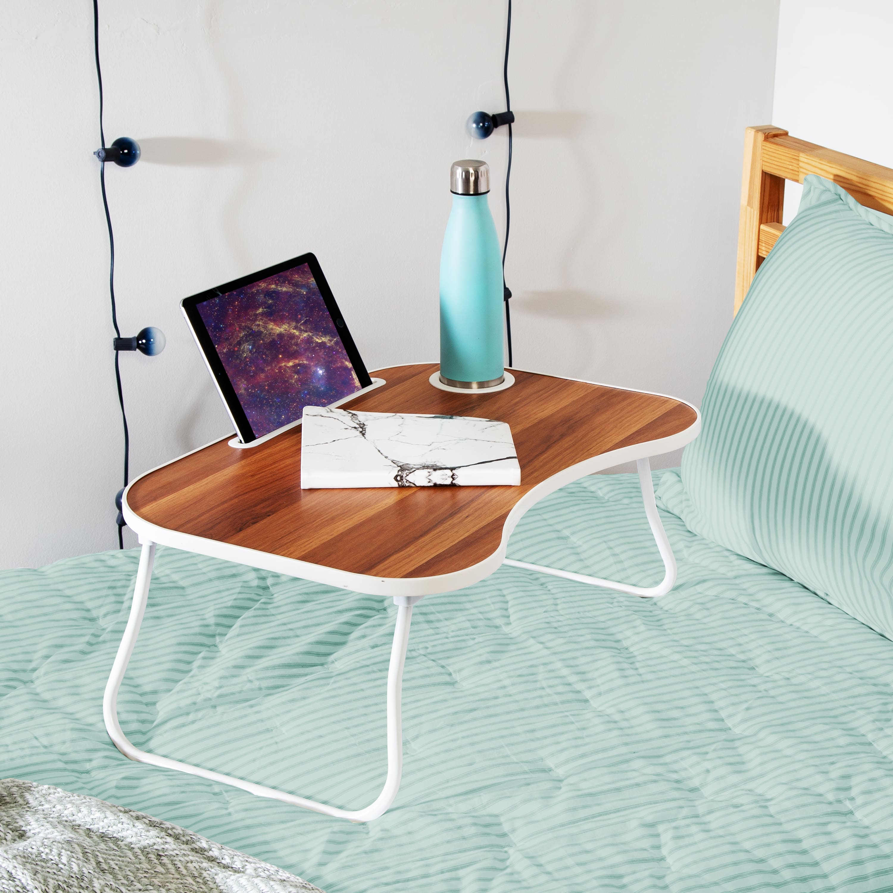 Honey Can Do Walnut Collapsible Folding Lap Desk