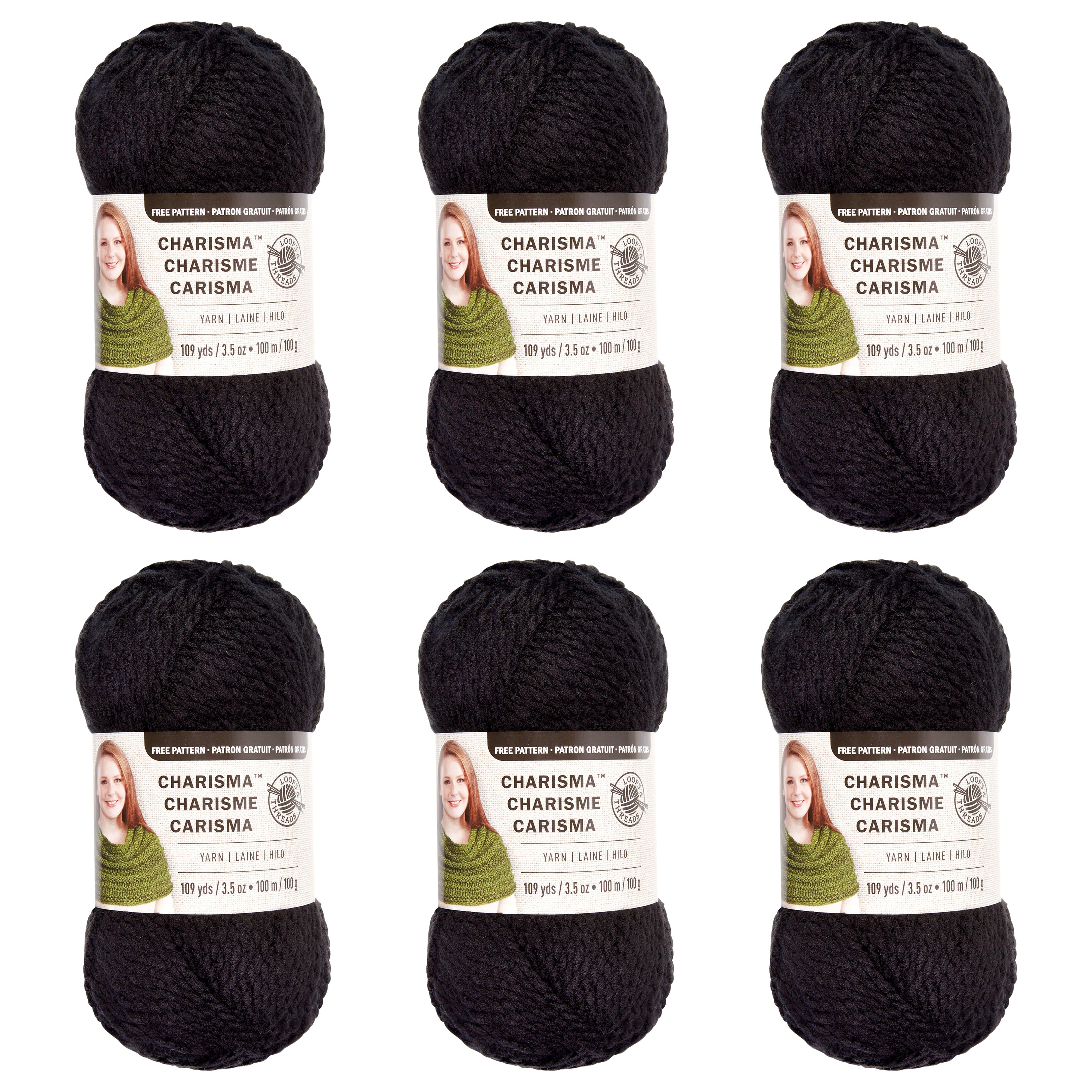 6 Pack: Charisma&#xAE; Yarn by Loops &#x26; Threads&#xAE;
