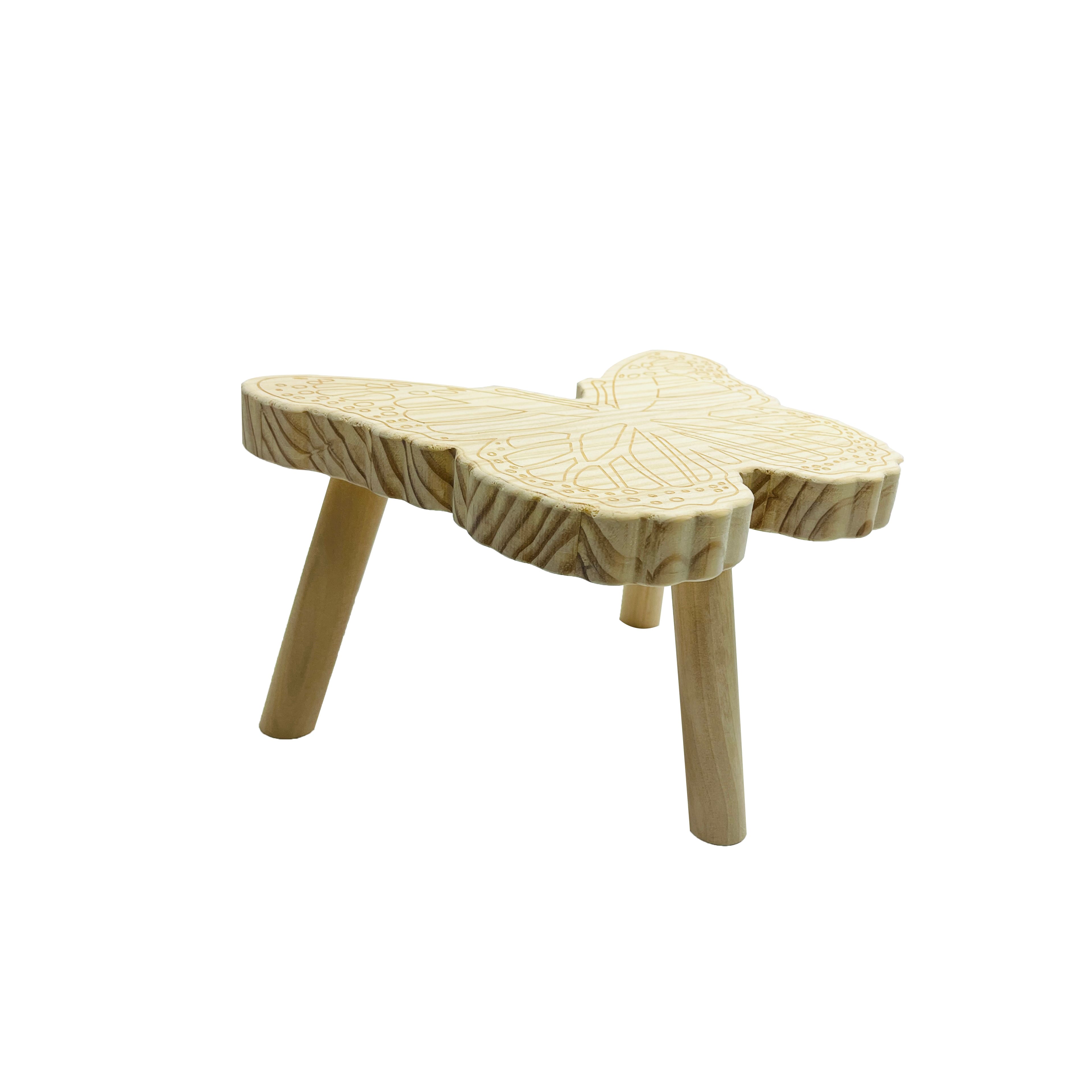 9&#x22; Unfinished Wood Butterfly Planter Stand by Make Market&#xAE;