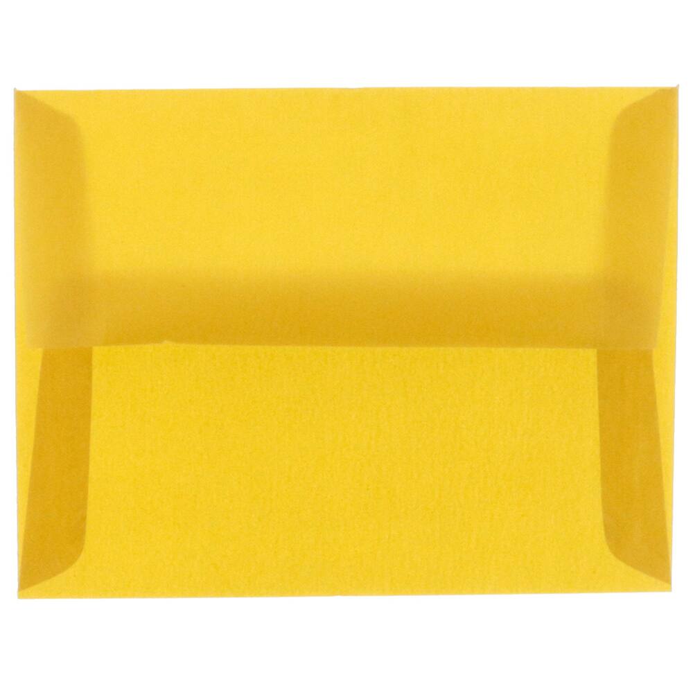 JAM Paper A10 Translucent Vellum Invitation Envelopes, 25ct.