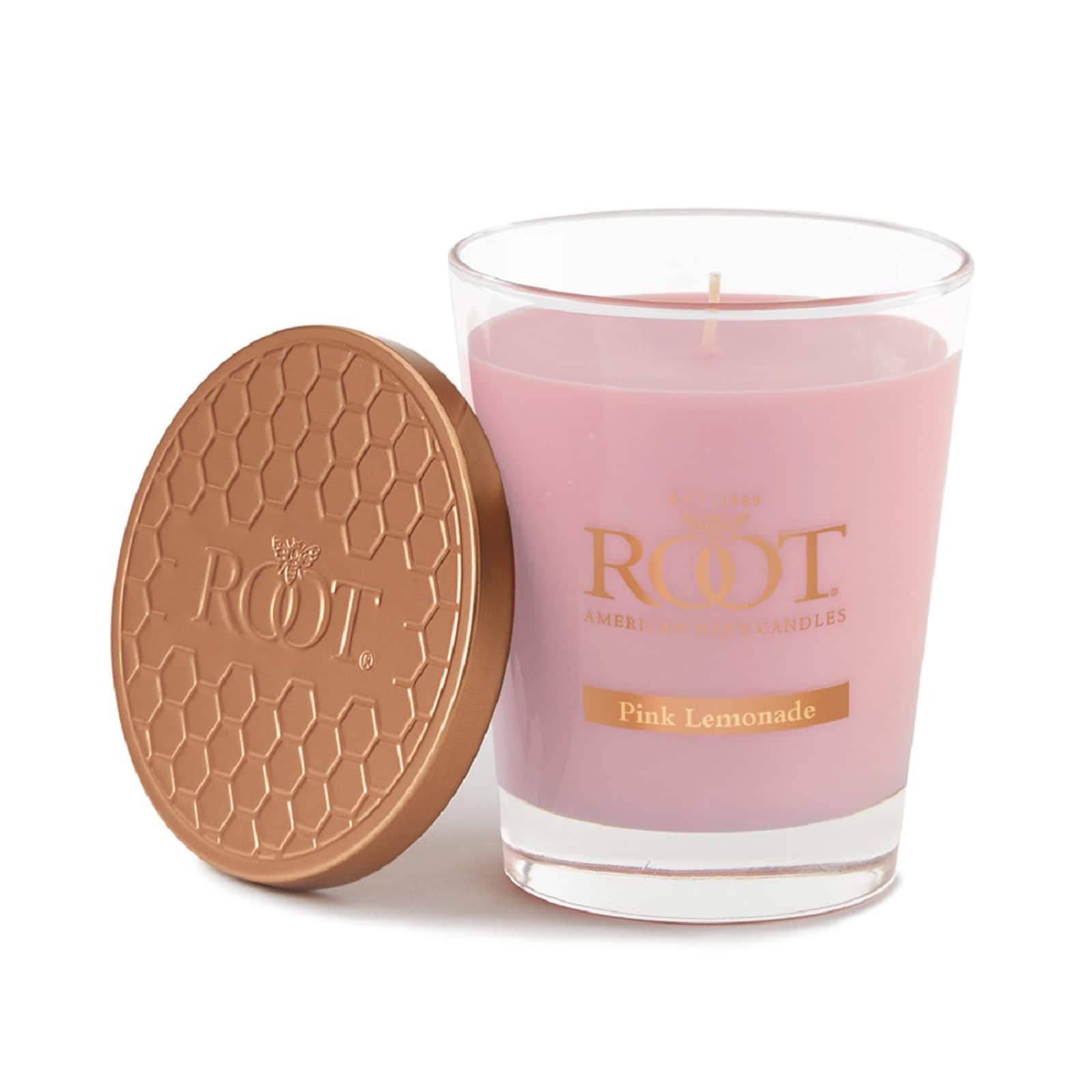 Root Candles 10.5oz. Large Scented Honeycomb Veriglass Jar Candle