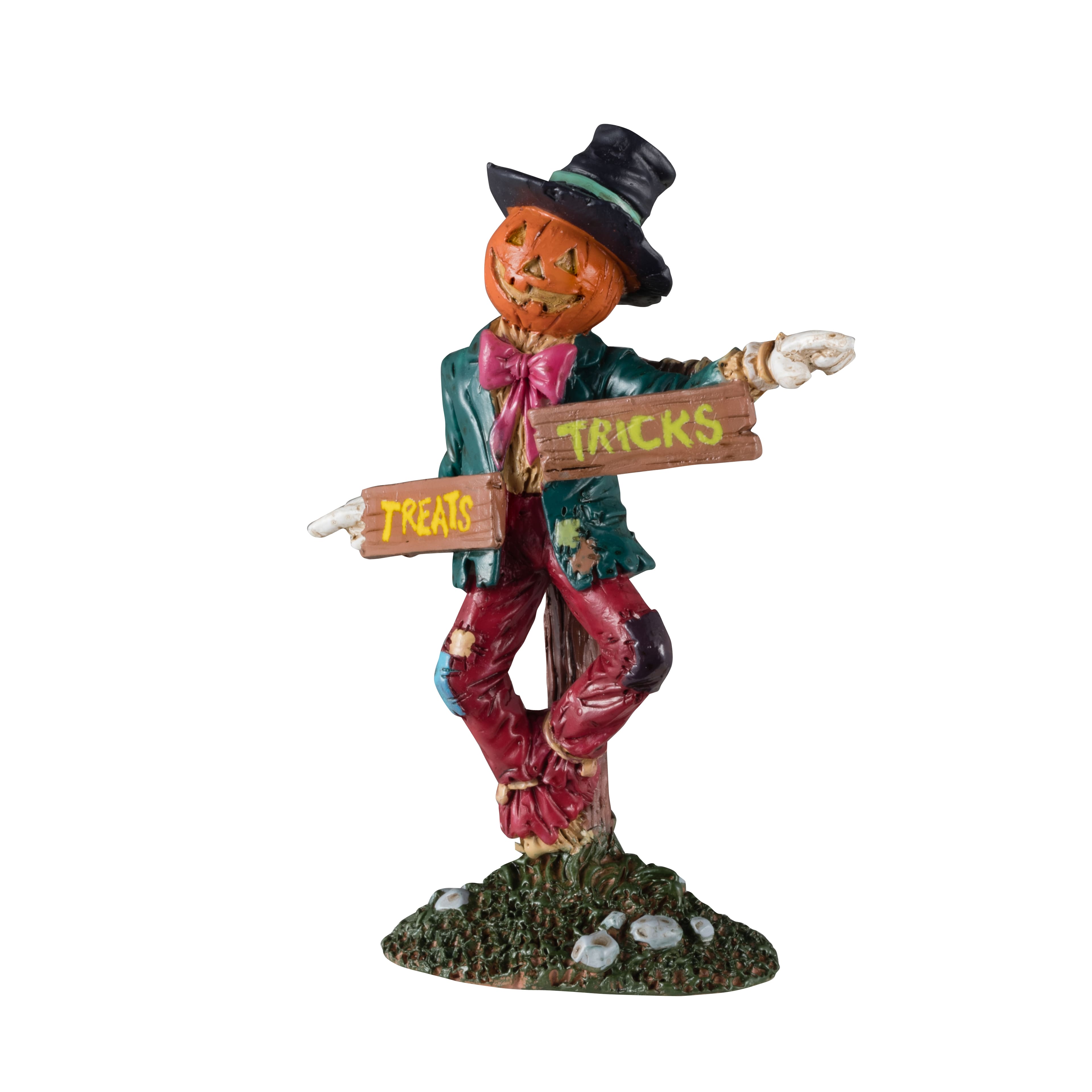 Lemax Spooky Town Scarecrow Signpost