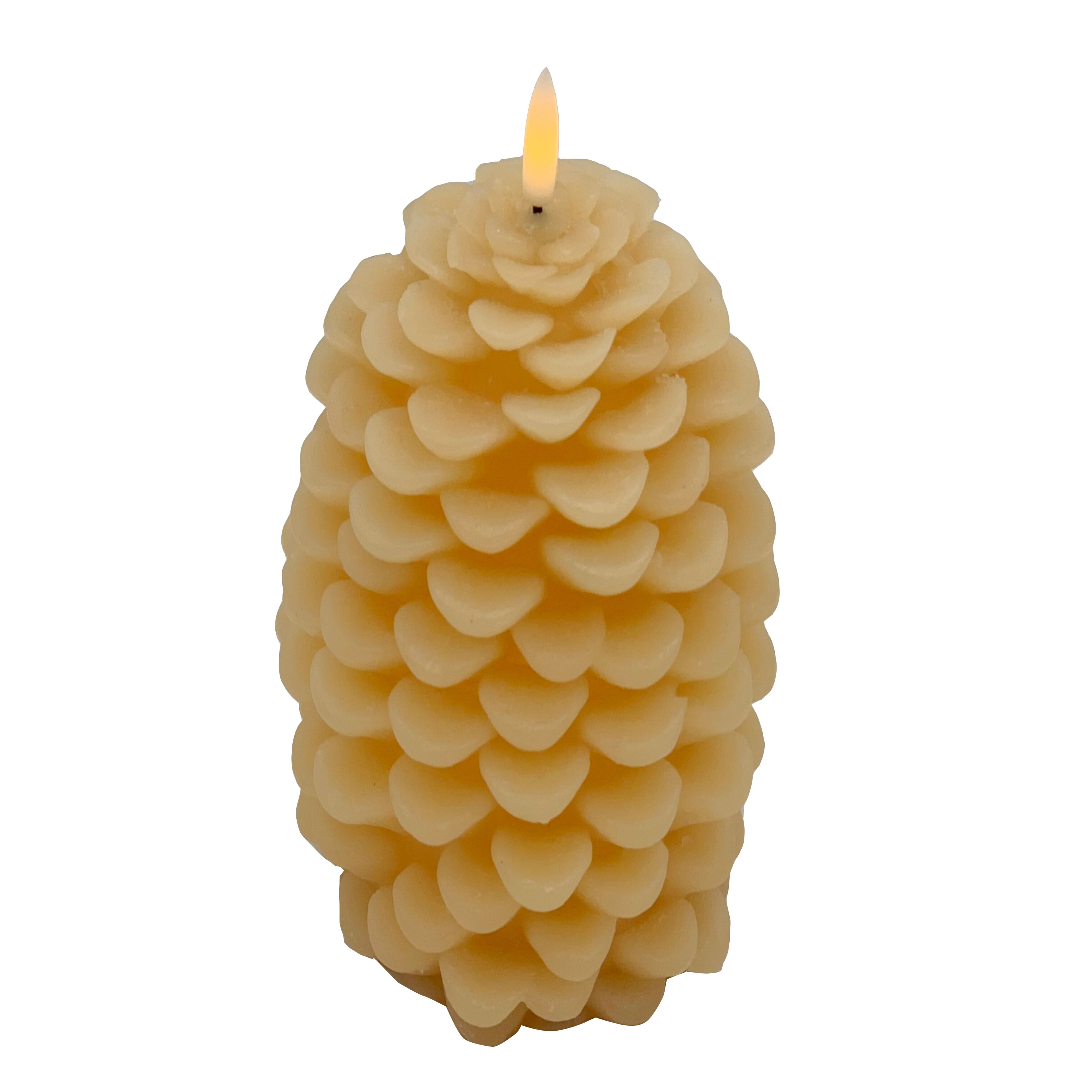 6&#x22; Yellow LED Pinecone Candle by Ashland&#xAE;