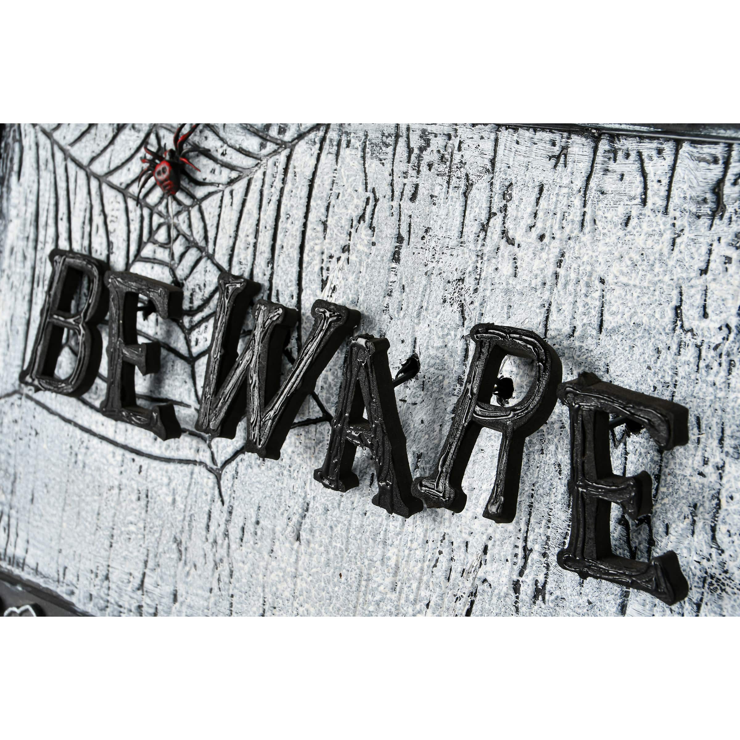 18" Halloween Sound Activated Animated Door Sign