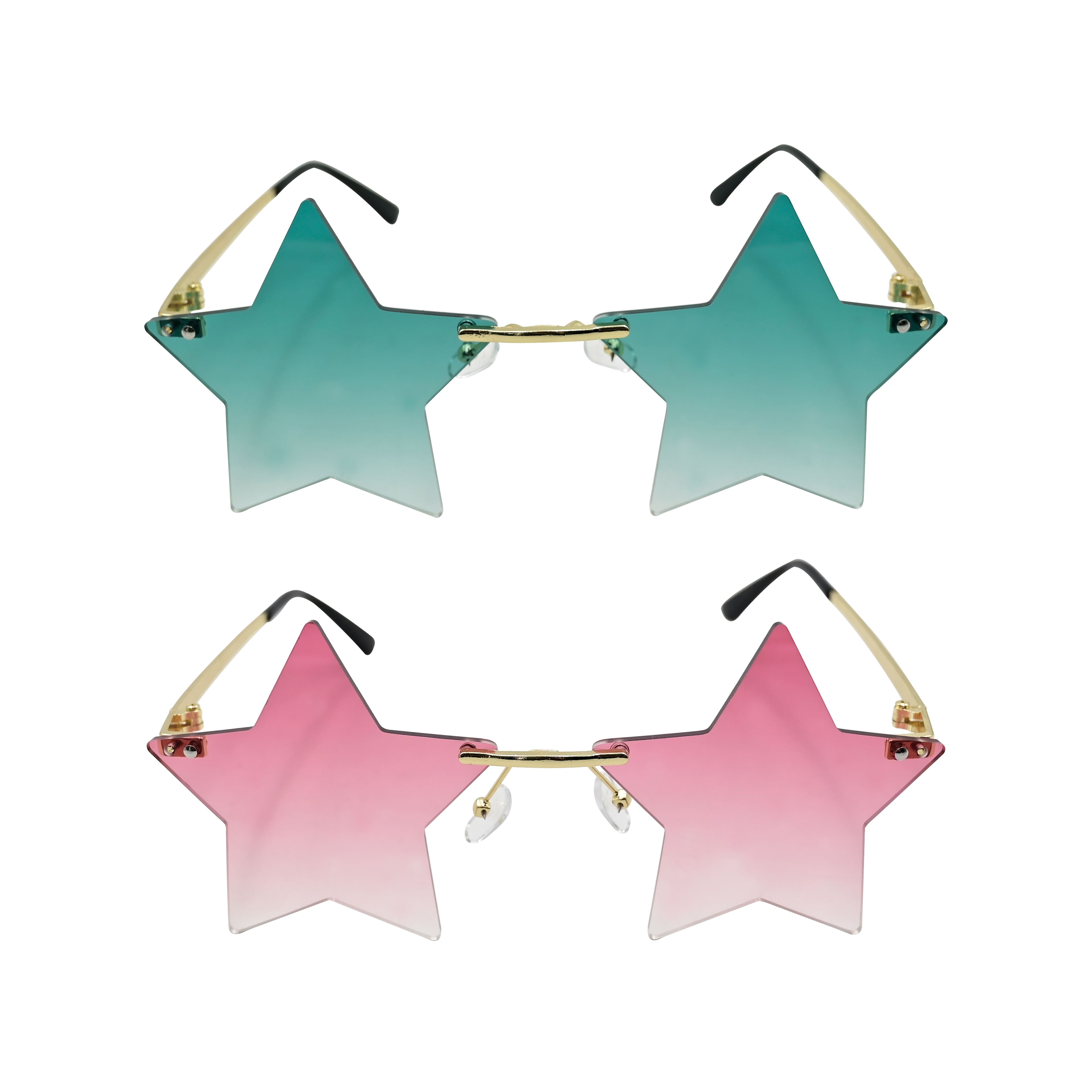 Assorted Star Novelty Glasses, 1pc. by Fab Finds