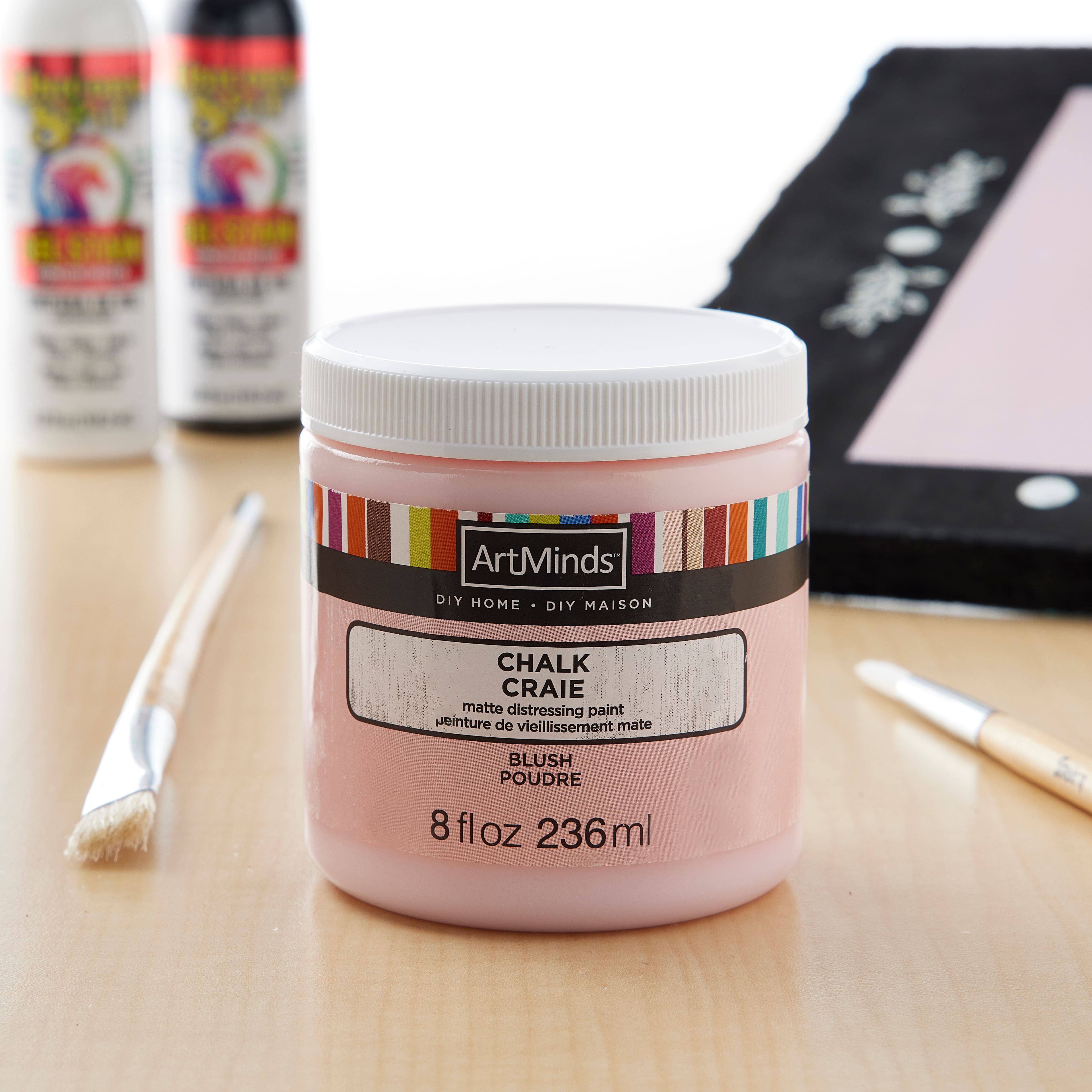 6 Pack: DIY Home Chalk Distressing Paint by ArtMinds&#x2122;, 8oz.