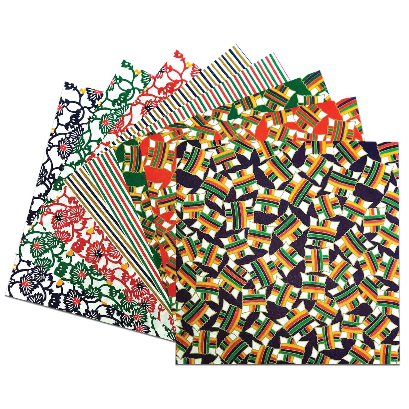 Yasutomo Yuzen 6&#x27;&#x27; Origami Paper, 24 Sheets