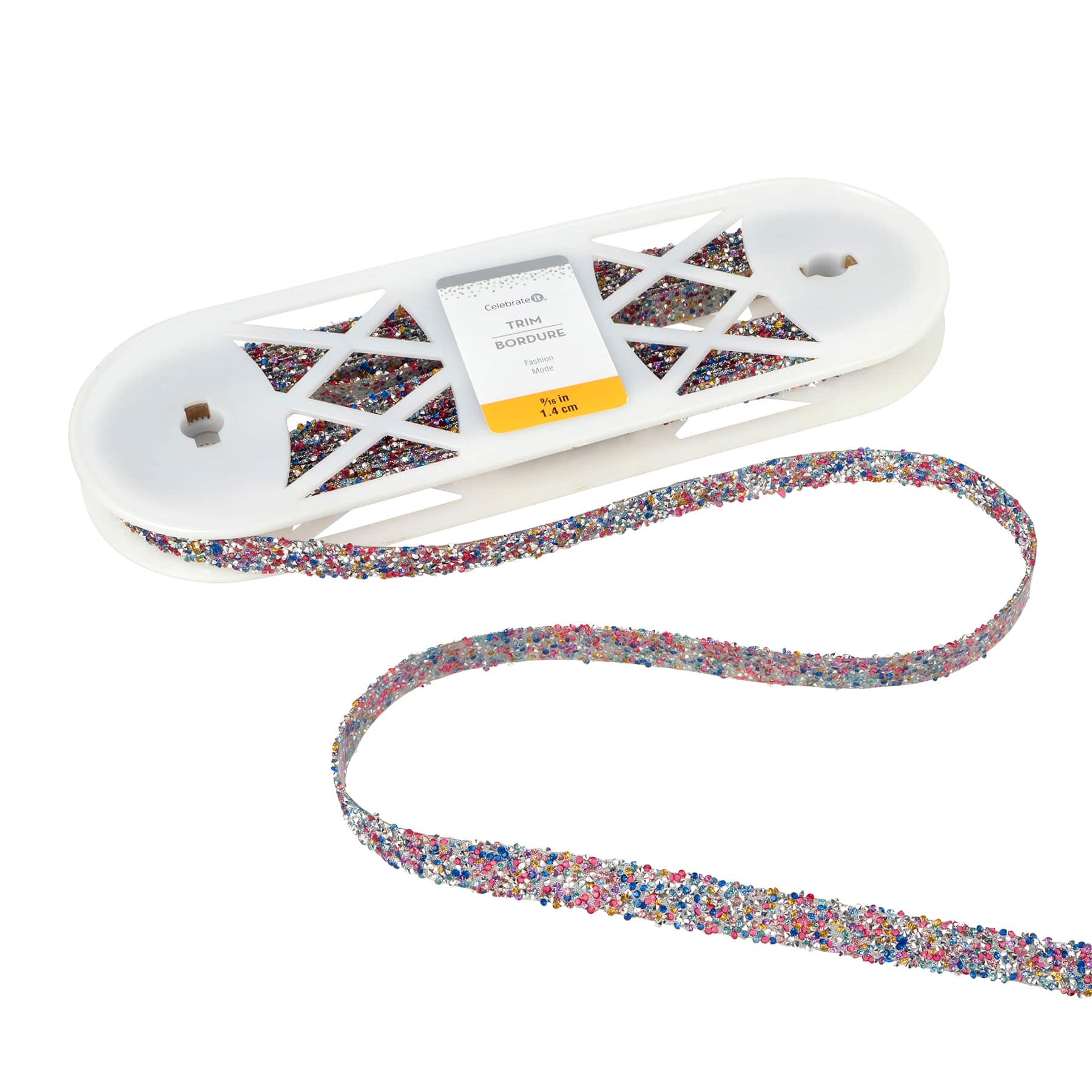 9/16&#x22; Multicolor Rhinestone Trim by Celebrate It&#xAE; Fashion Mode