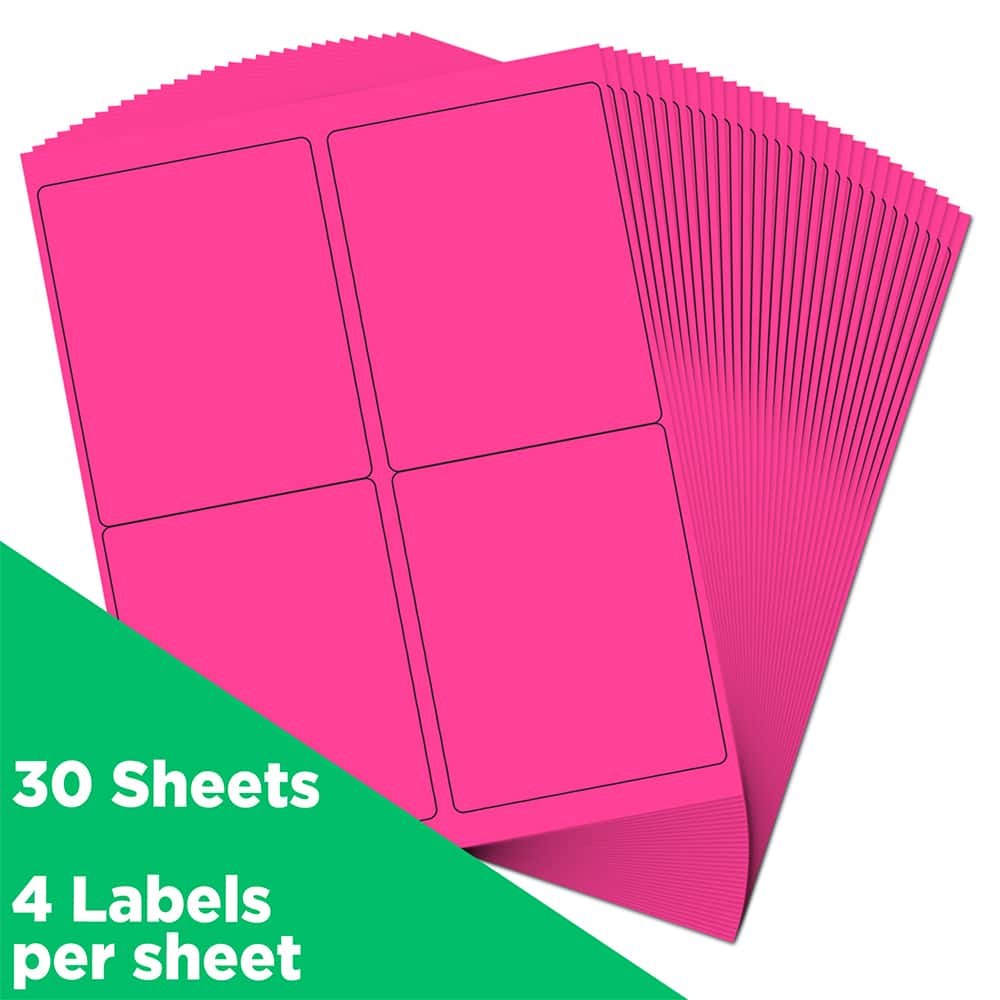 JAM Paper Extra Large Shipping Address Label Stickers