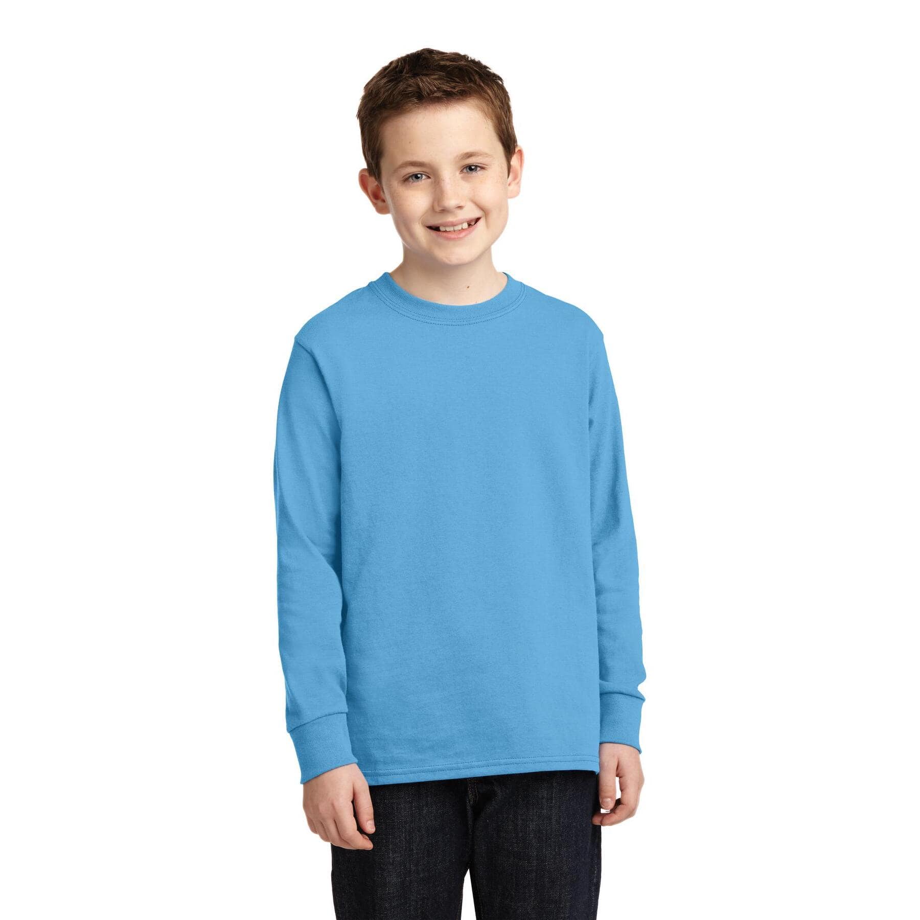 Port &#x26; Company&#xAE; Youth Long Sleeve Core Cotton T-Shirt