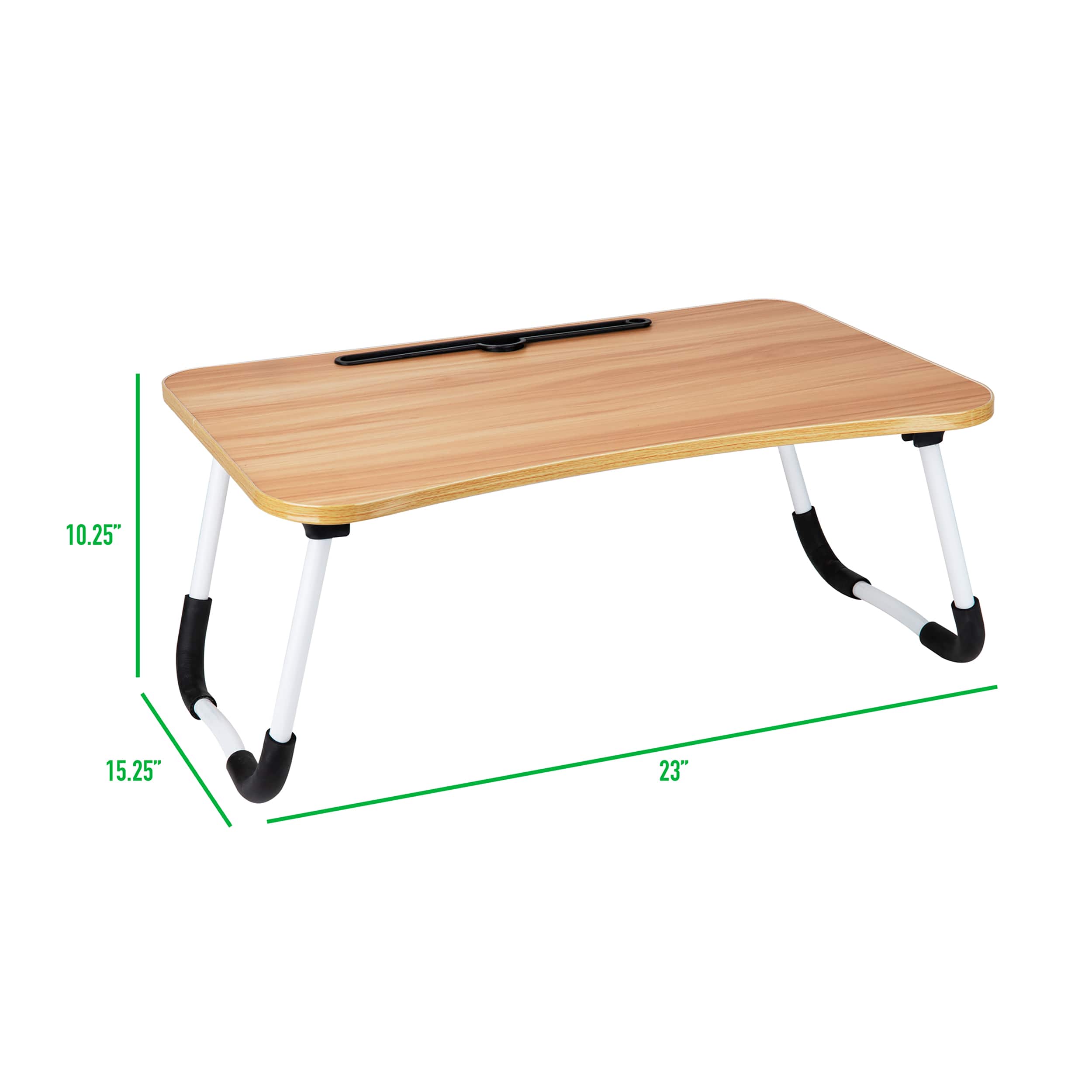 Mind Reader Freestanding Portable Foldable Lap Desk with Fold-Up Legs
