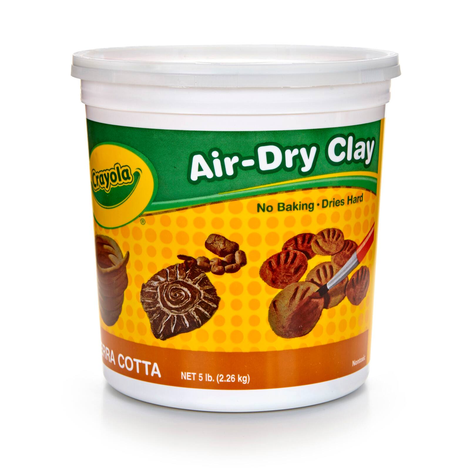 Crayola&#xAE; 5lbs. Terra Cotta Air-Dry Clay Tub, 2ct.