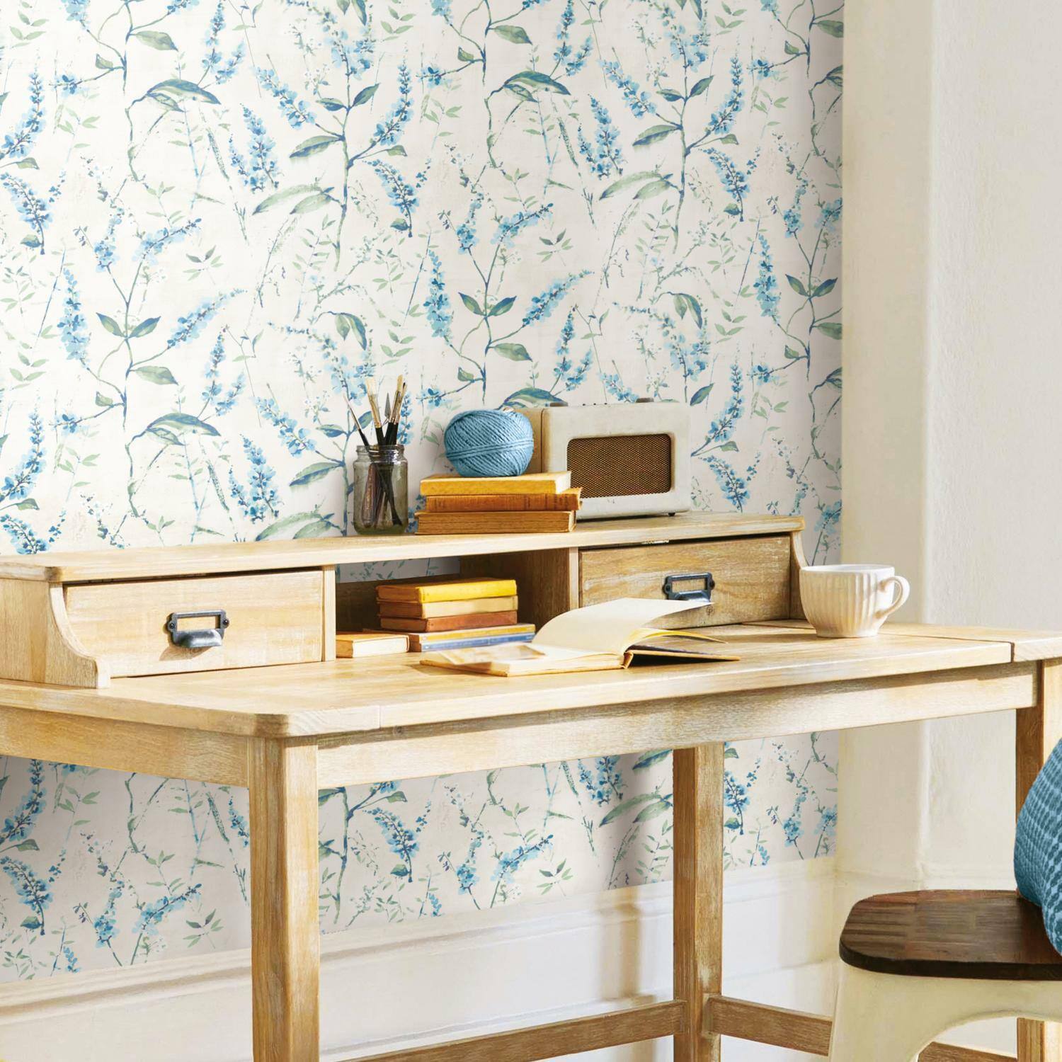 RoomMates Floral Sprig Peel & Stick Wallpaper