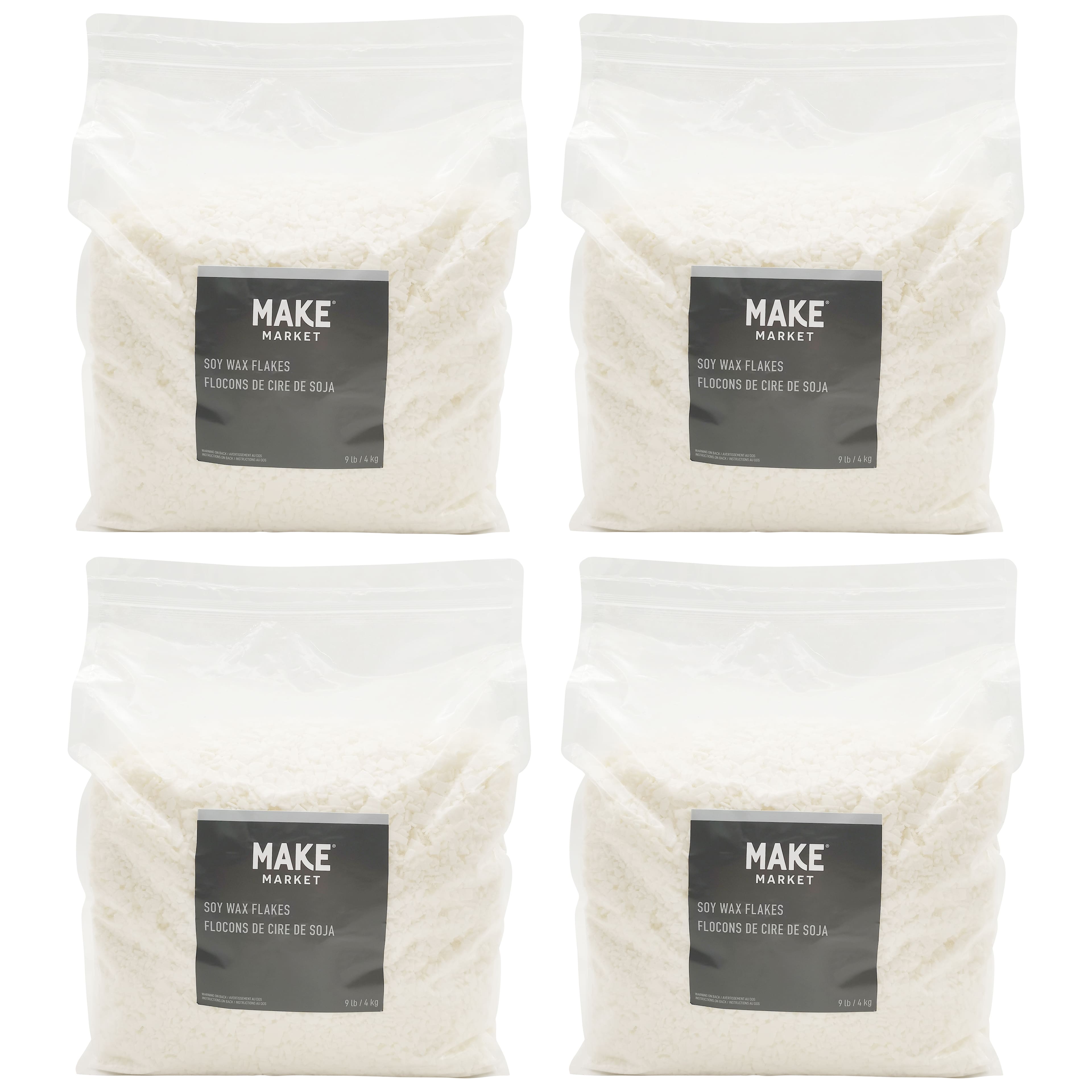 4 Pack: 9lb. Soy Wax Flakes by Make Market®