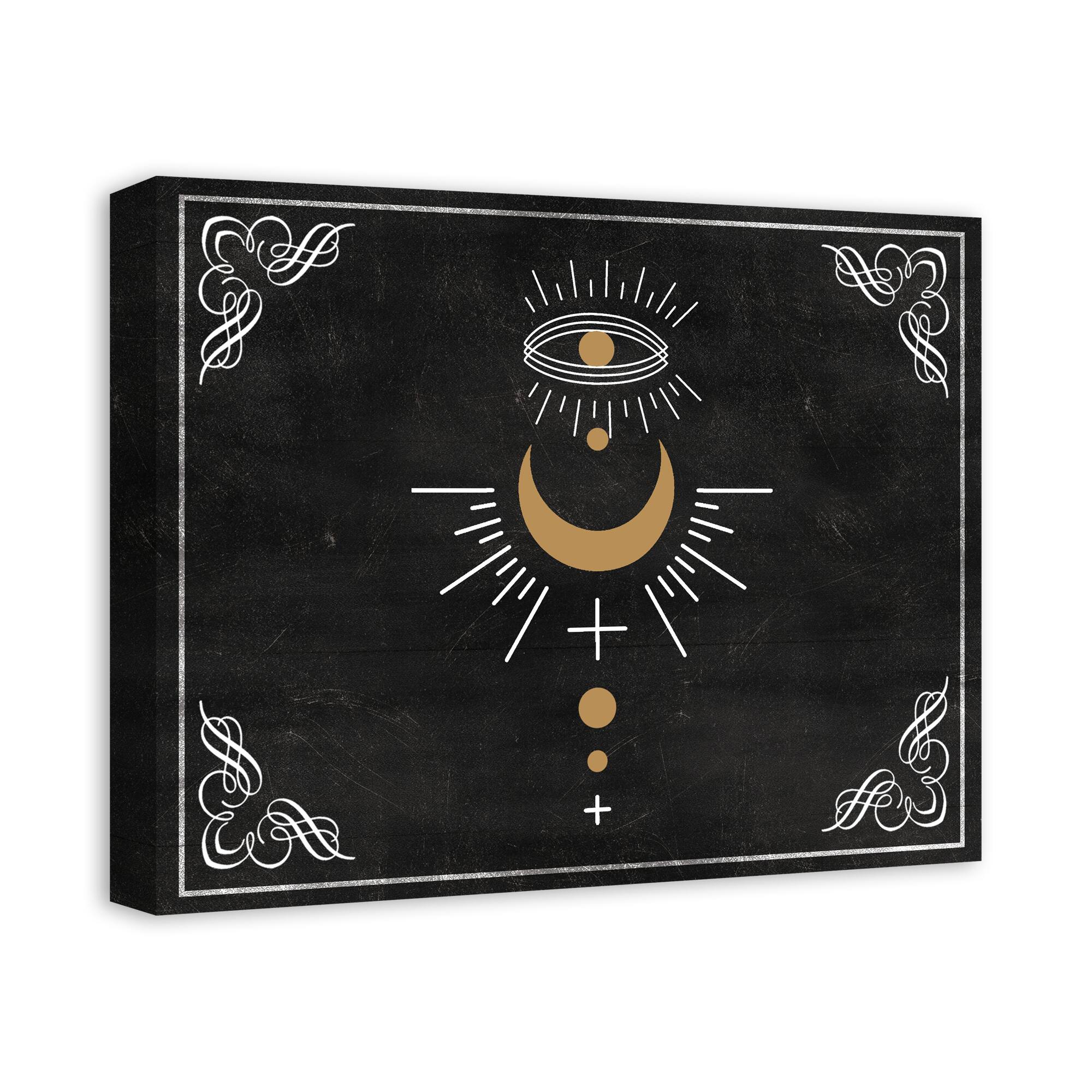 Eye Moon Boarder 8 16" x 20" Canvas Wall Art