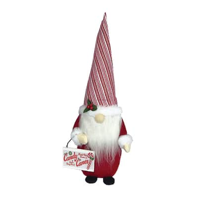 Santa S Workshop Candy Cane Gnome Plush Michaels