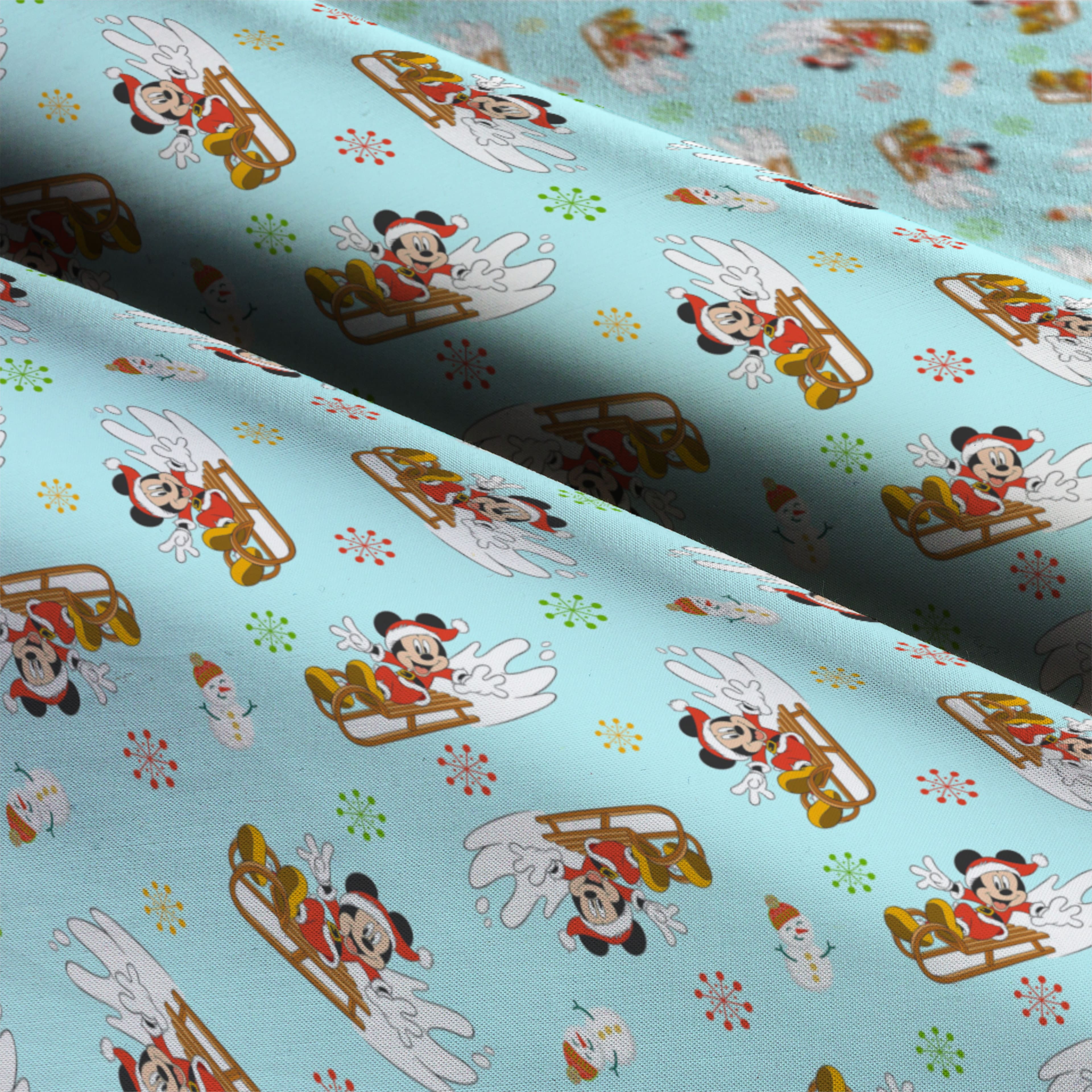 Disney® Mickey Mouse Sled Toss Cotton Fabric