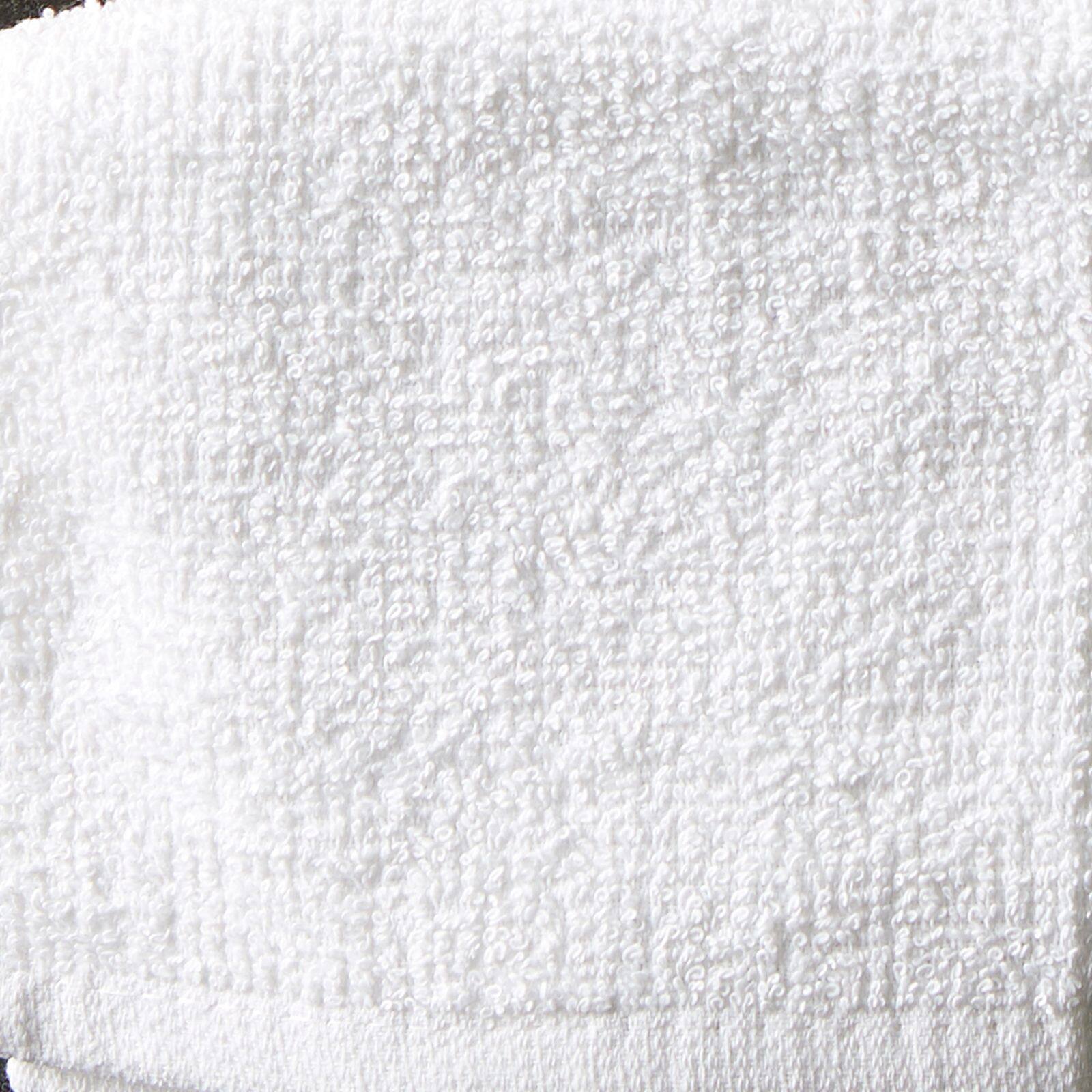 DII White Barmop Terry Dishcloth (Set of 8)