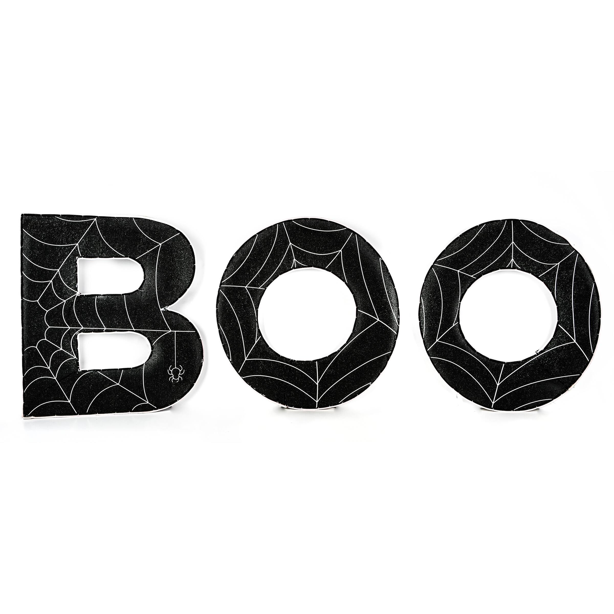 47" BOO Sign with LED Light Strips