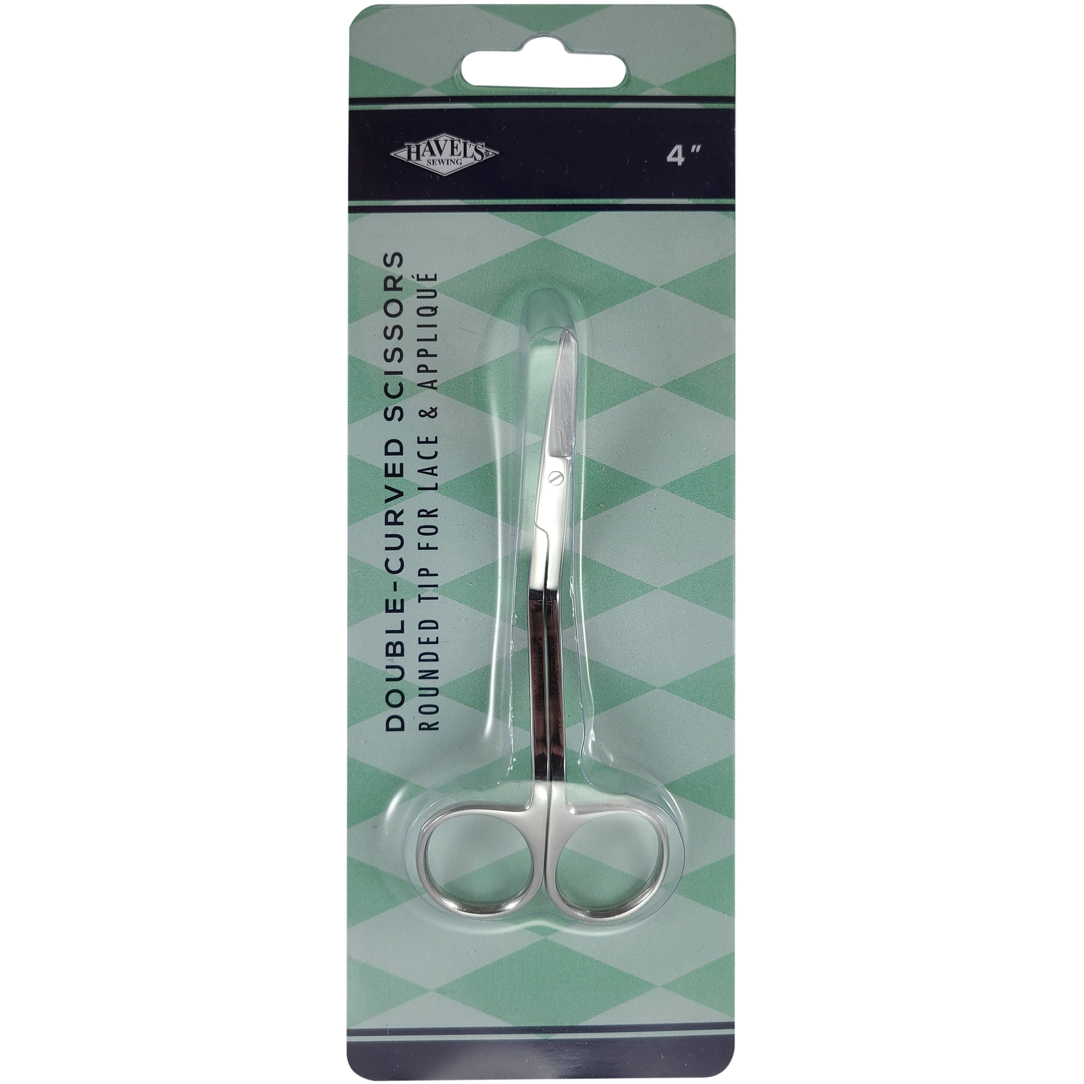 Havel&#x27;s&#x2122; 4&#x22; Rounded Tips Double-Curved Lace &#x26; Applique Scissors