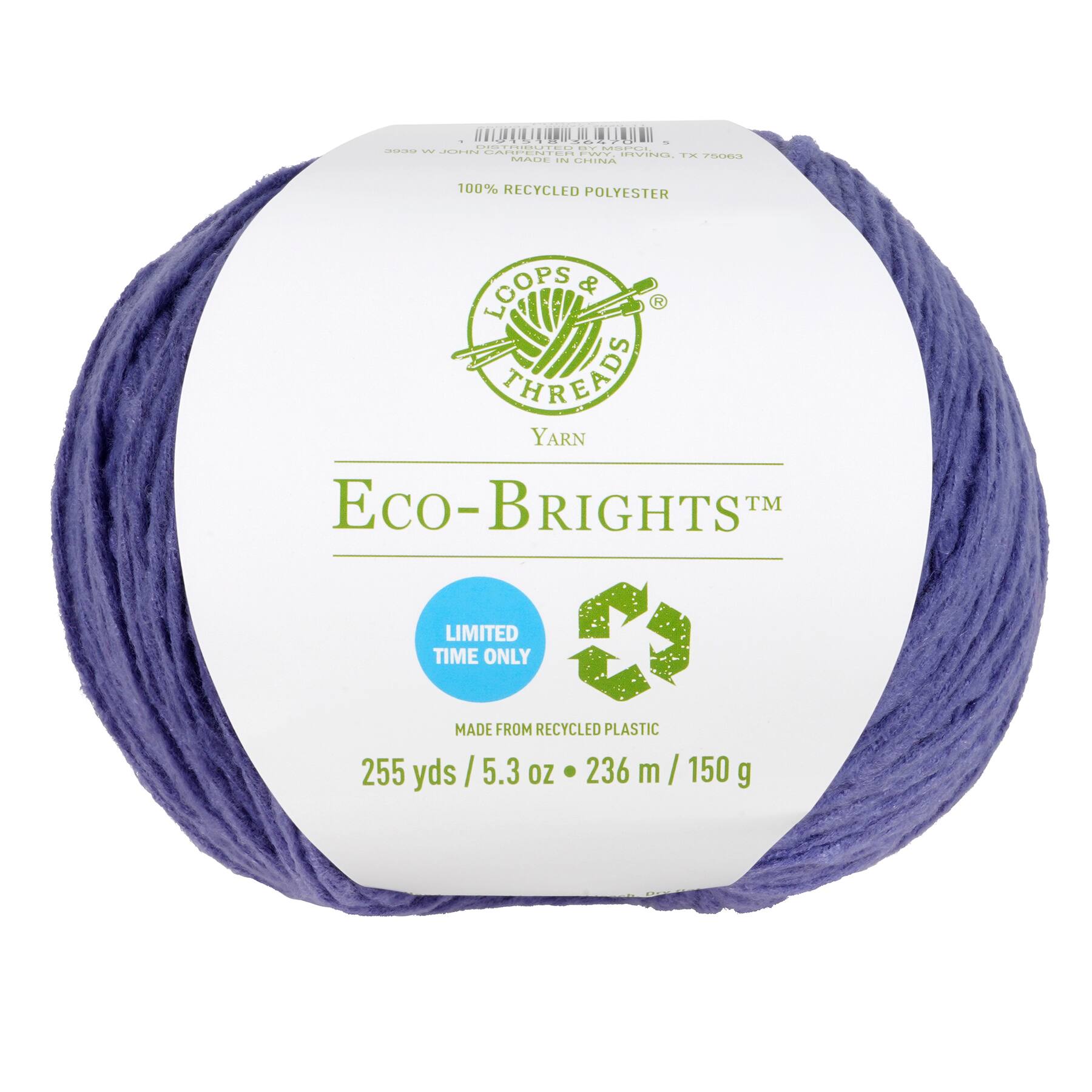 Eco-Brights&#x2122; Yarn by Loops &#x26; Threads&#xAE; 
