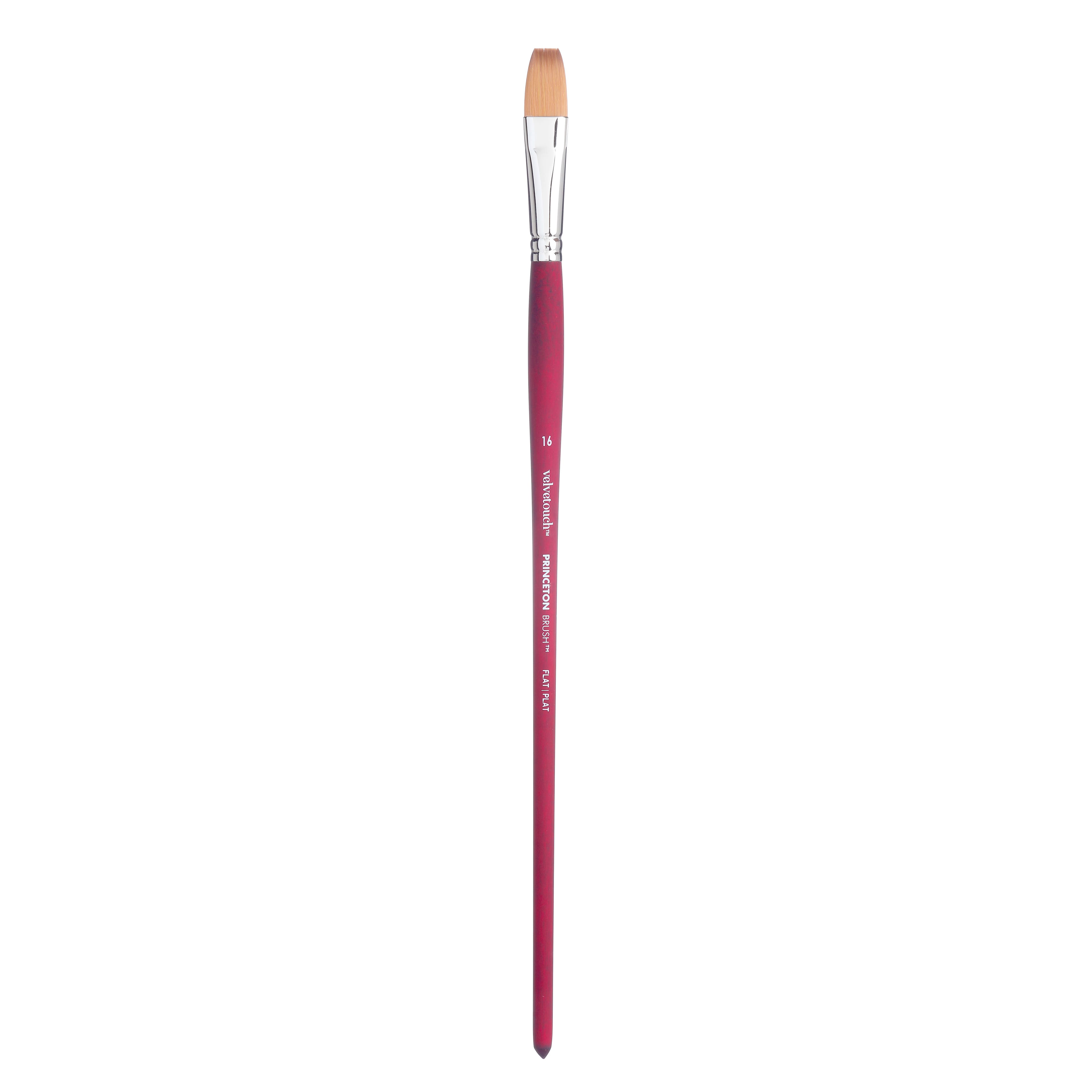 Princeton Velvetouch Synthetic Blend Short Handle Brush, Size 1/8" Mini