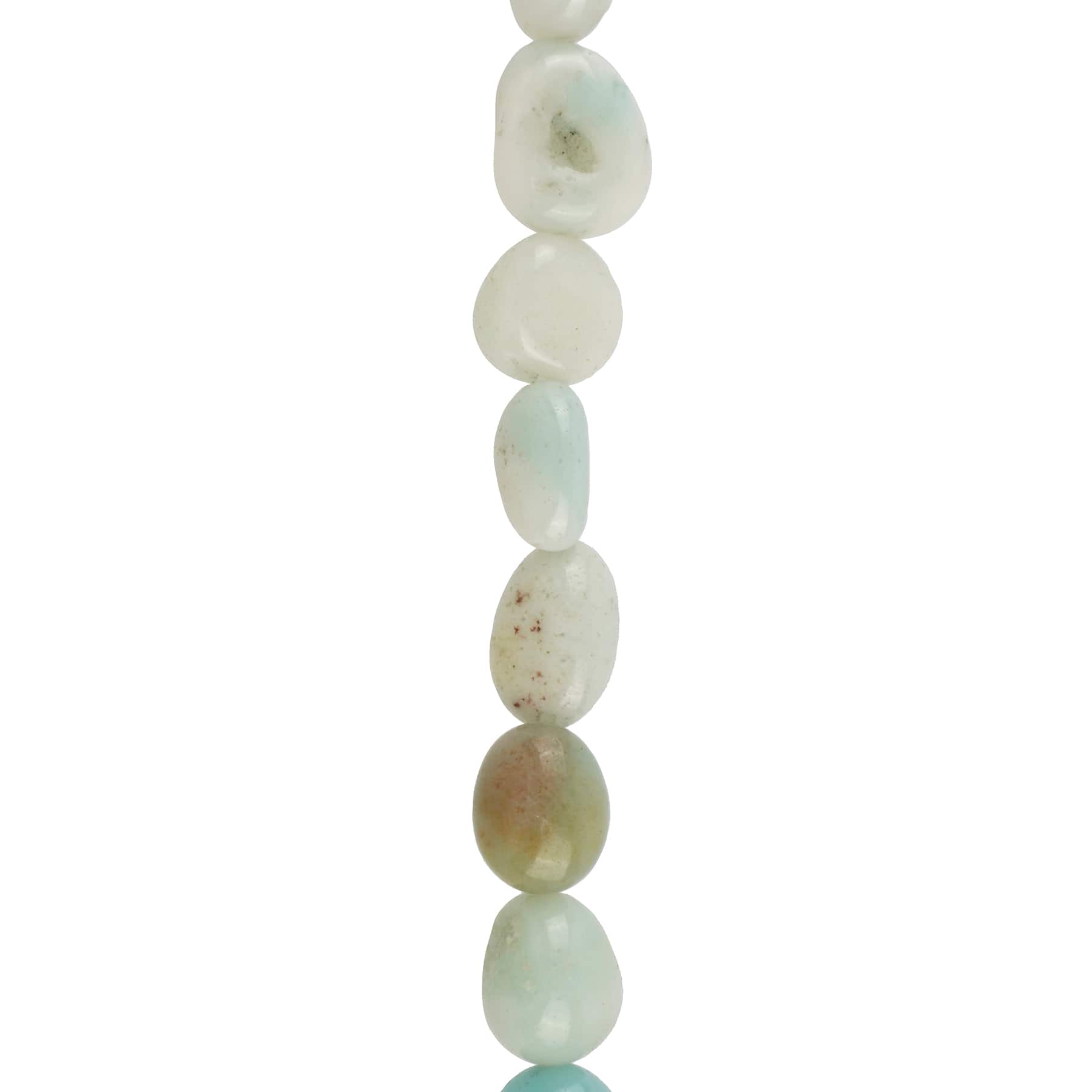 12 Pack: Amazonite Matte Potato Beads by Bead Landing™