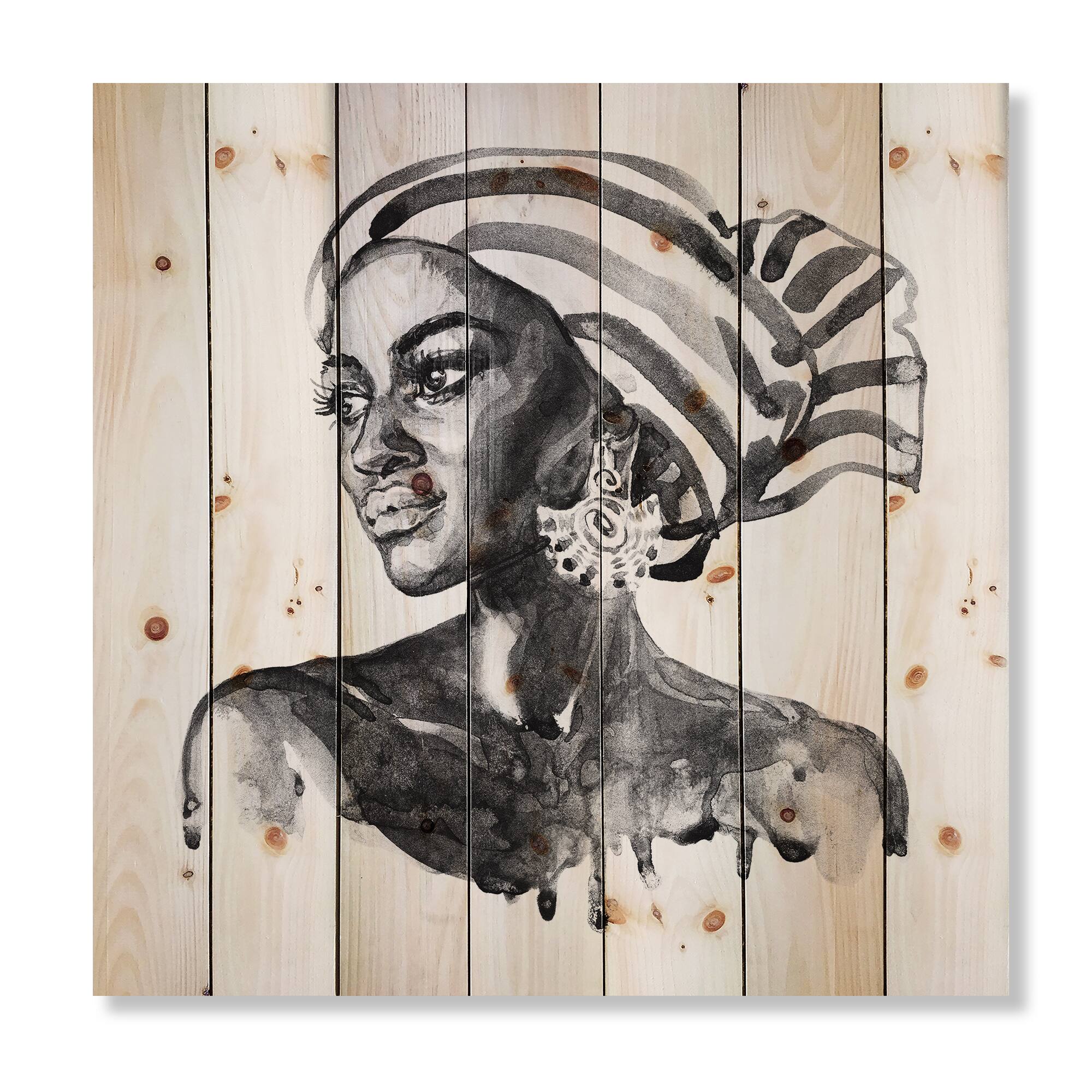 Designart - Portrait of African American Woman XII