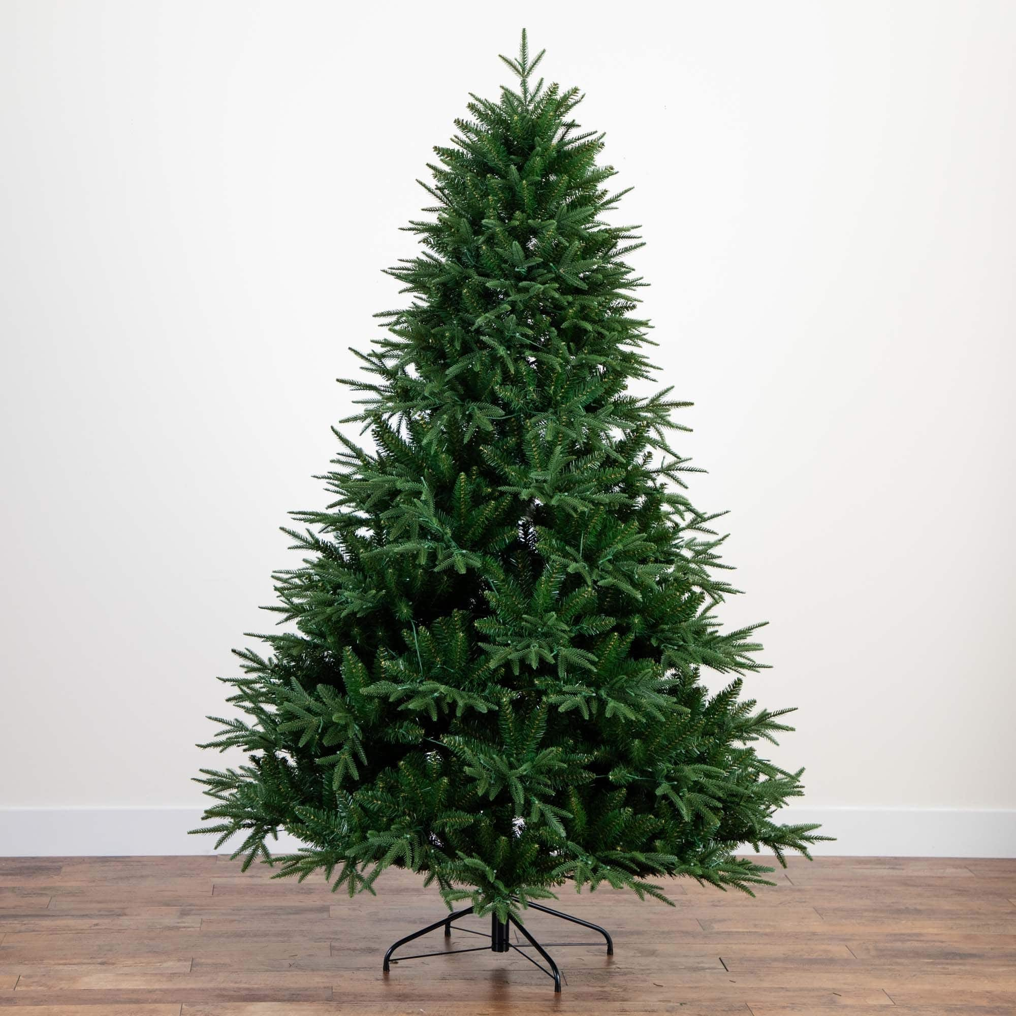 7ft. Pre-Lit Edmonton Fir Artificial Christmas Tree, Color Changing LED Lights