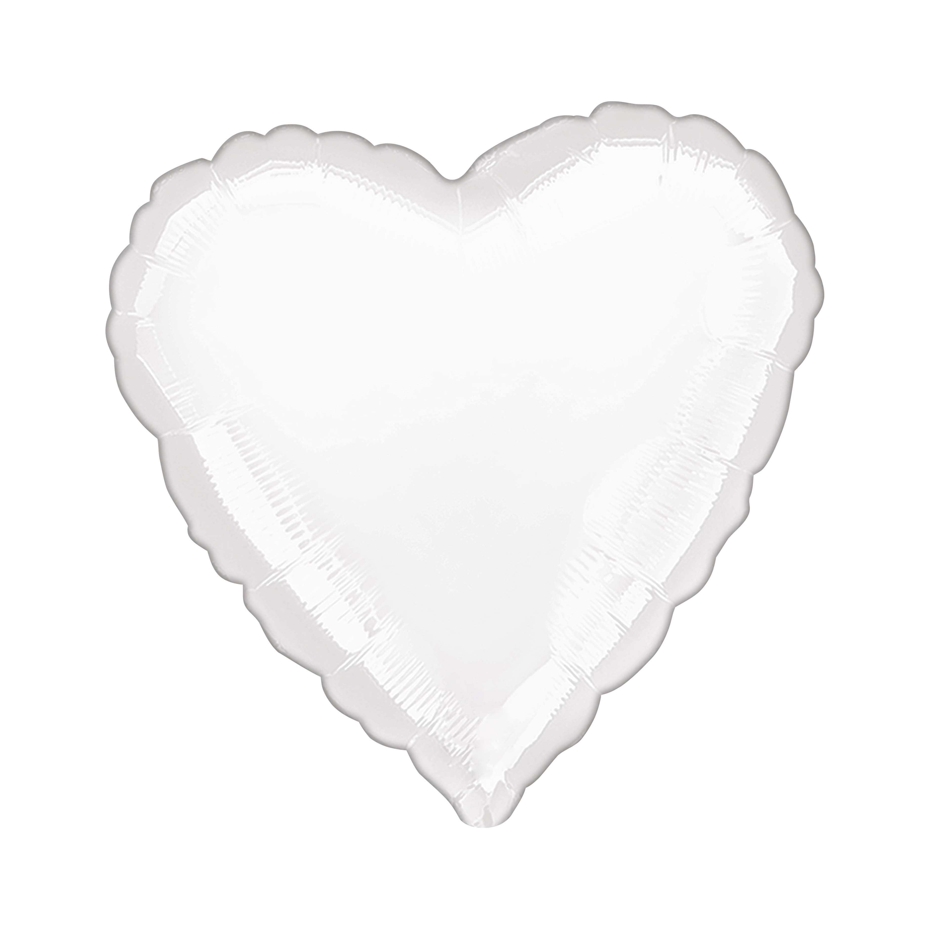 17" Metallic Heart Foil Balloon