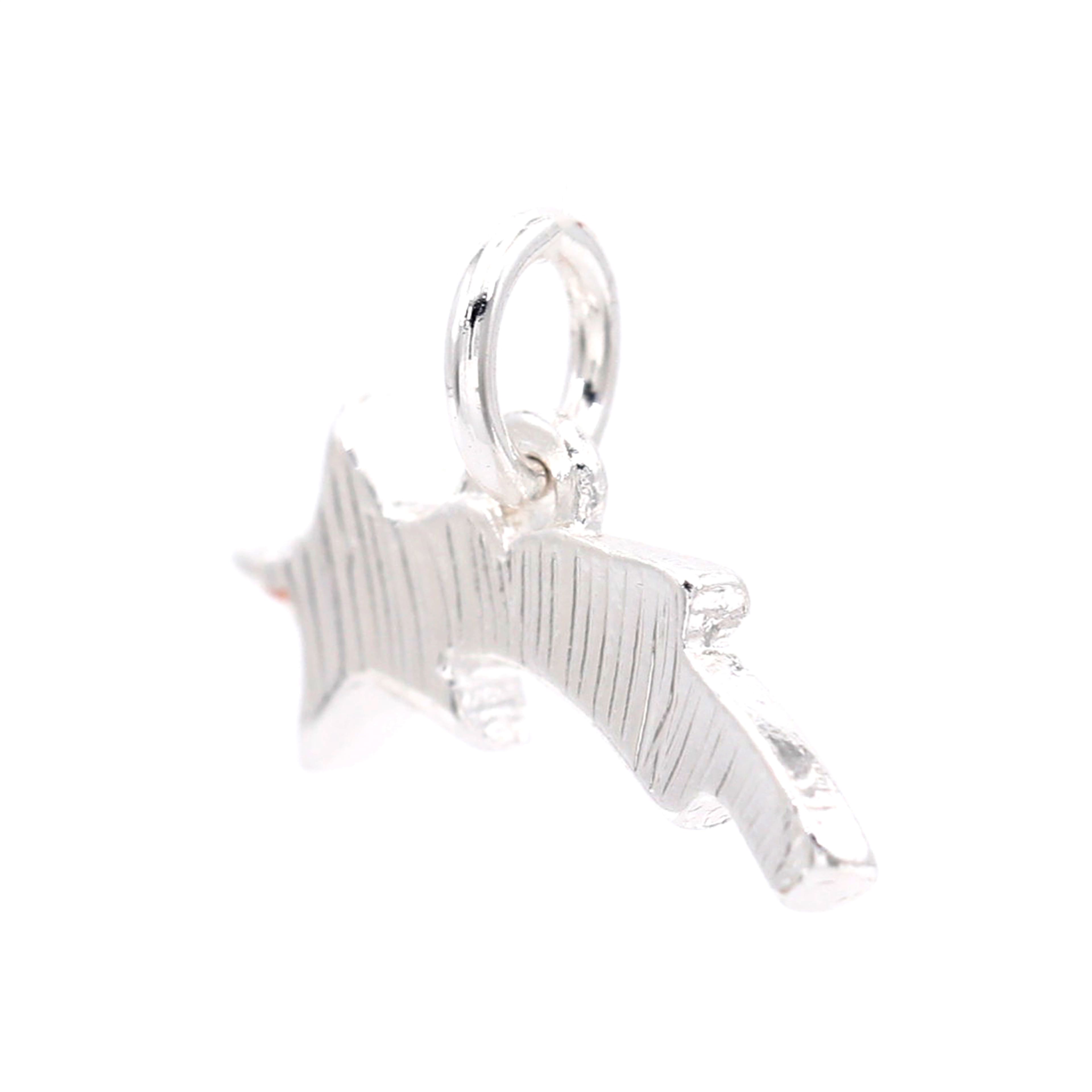 Silver Plated Shooting Star Charm by Bead Landing&#x2122;