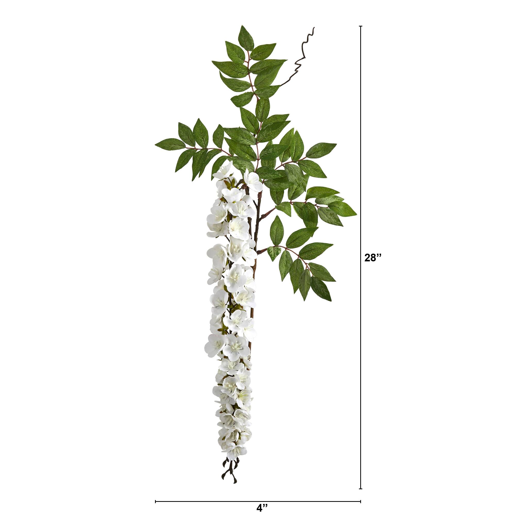 Wisteria Artificial Flower Stem, 8ct.