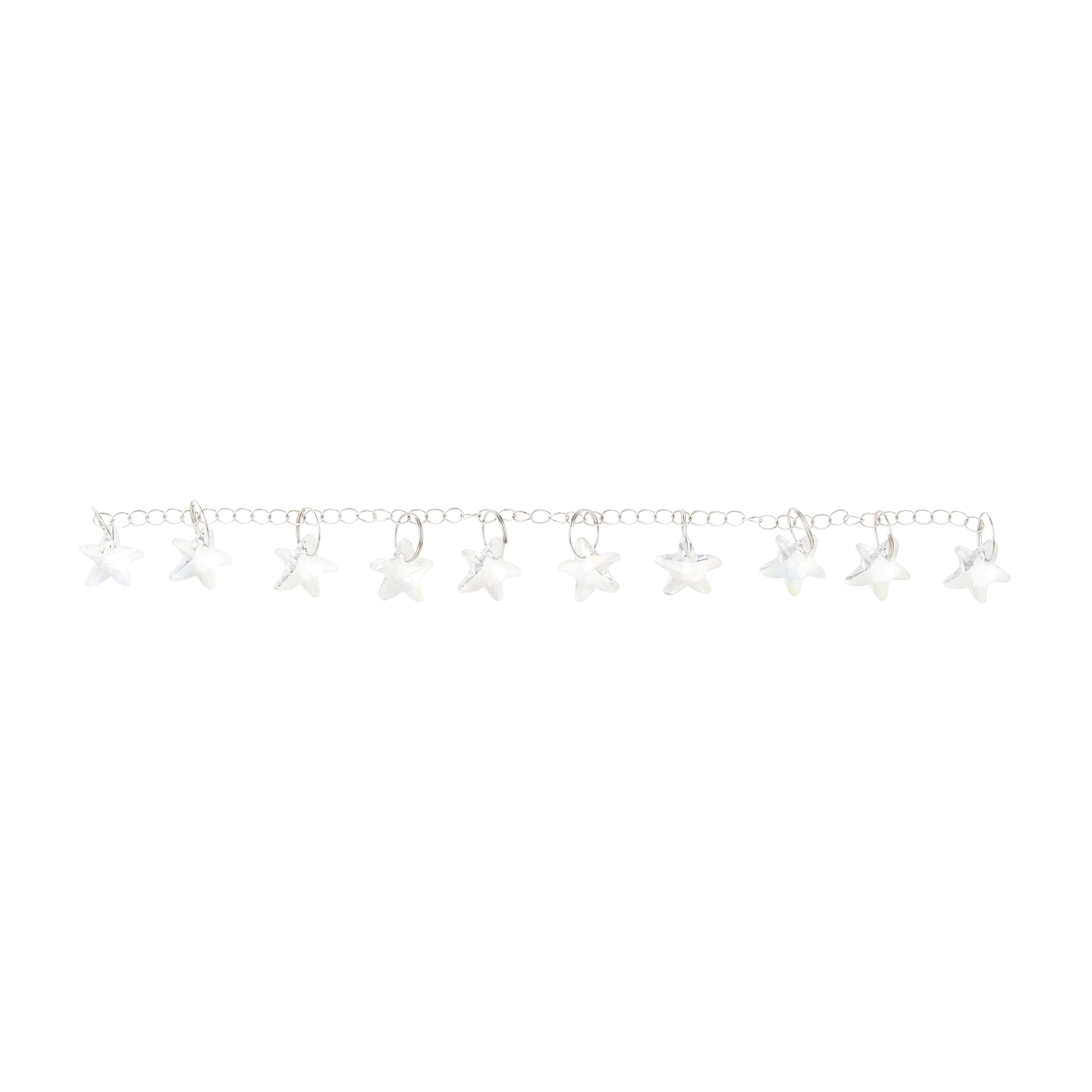 Crystal Glass Starfish Bead Chain, 14mm by Bead Landing&#x2122;