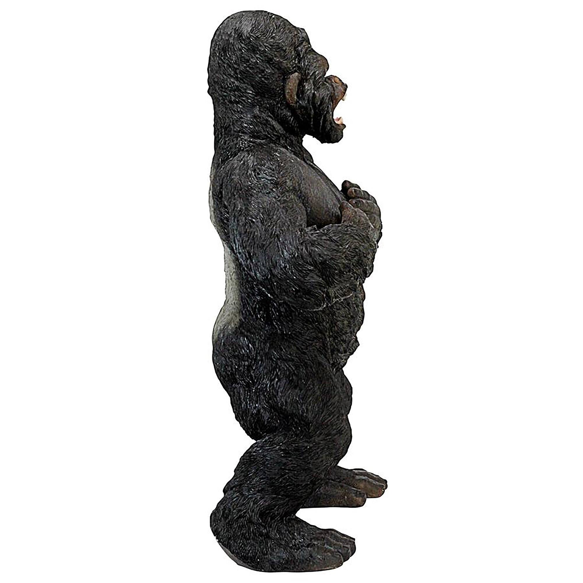Design Toscano 25" Great Ape Monster Jungle Animal Statue