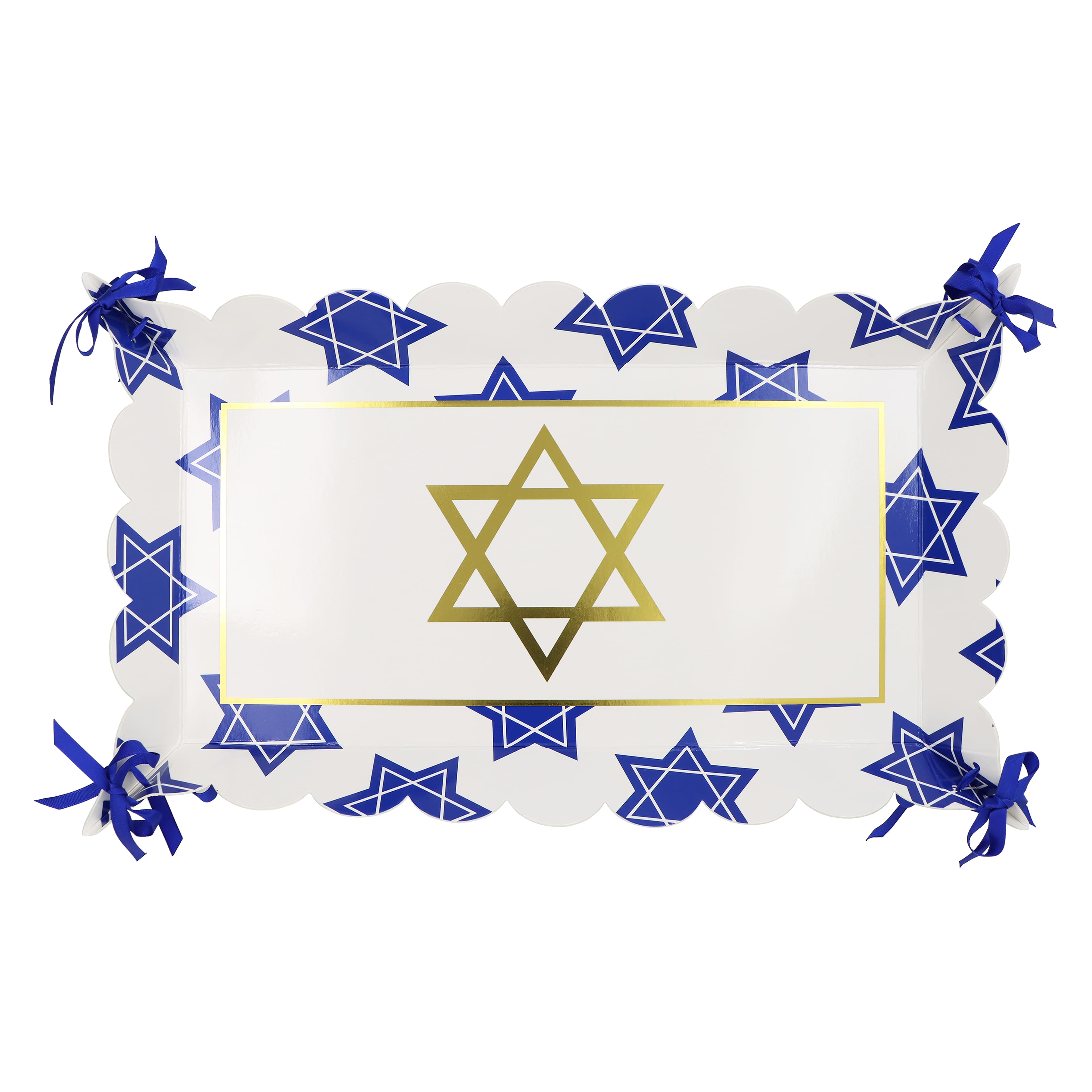 12.5" x 8" Star of David Paper Trays, 2ct. by Ashland®
