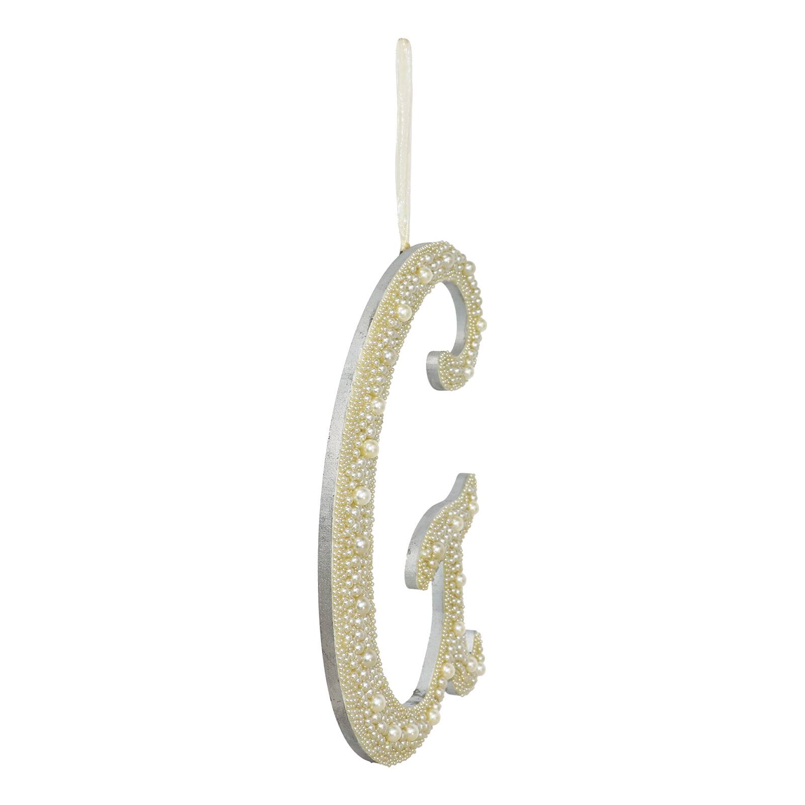 13.75&#x22; Gold Pearl Script Letter Wall D&#xE9;cor by Ashland&#xAE;