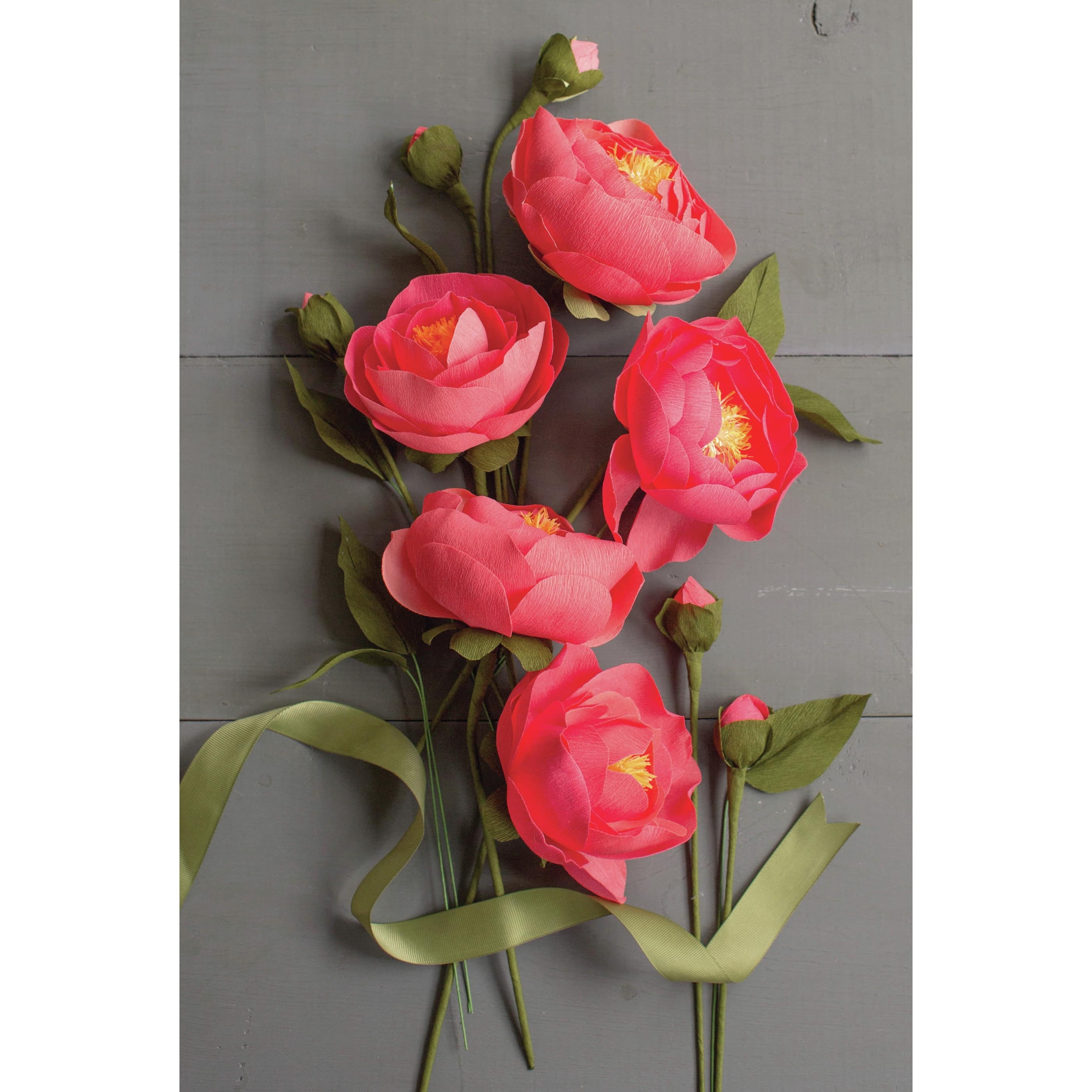 Lia Griffith Peonies Crepe Paper Flower Kit