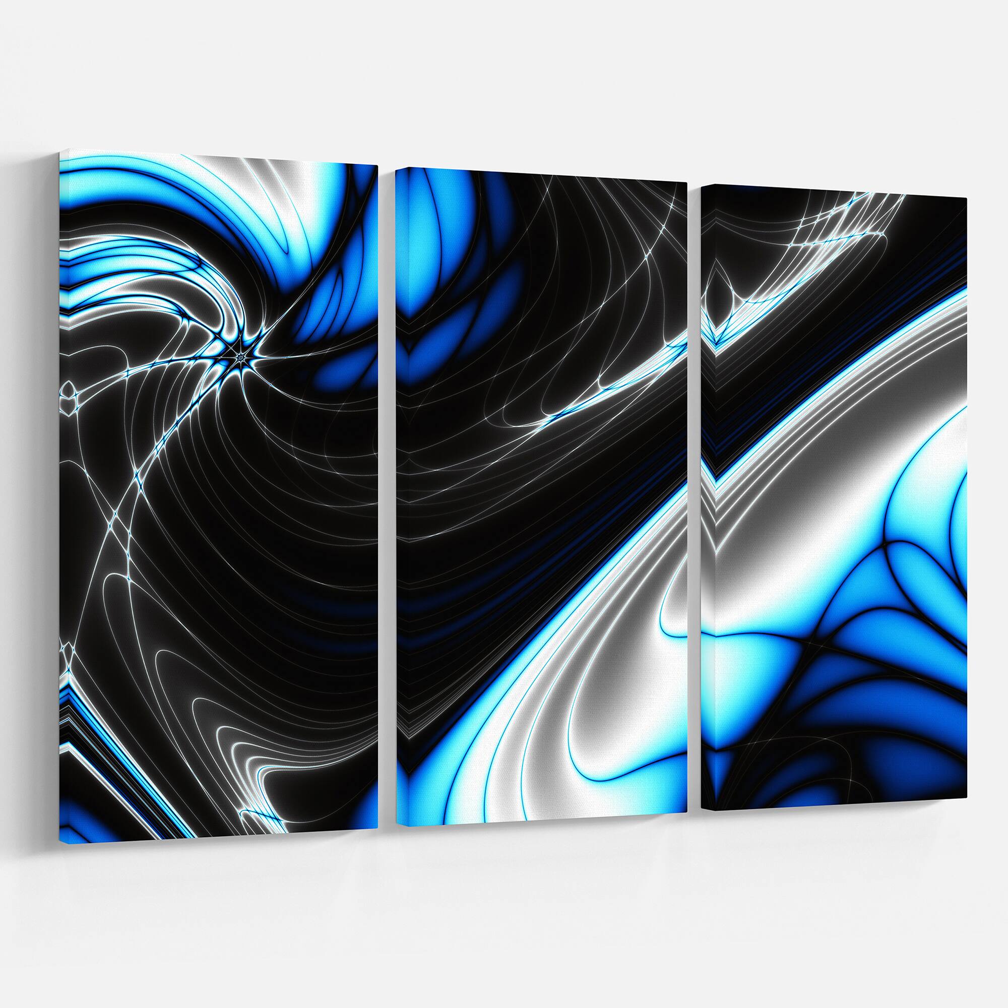 Designart - Fractal Artwork for Creative Design - Abstract Canvas Wall Art Print