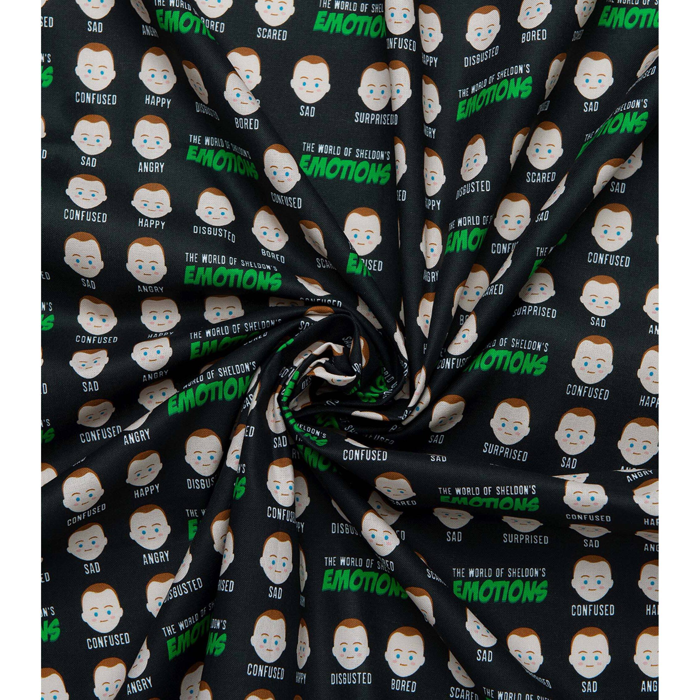 The Big Bang Theory Sheldon Precut Cotton Fabric