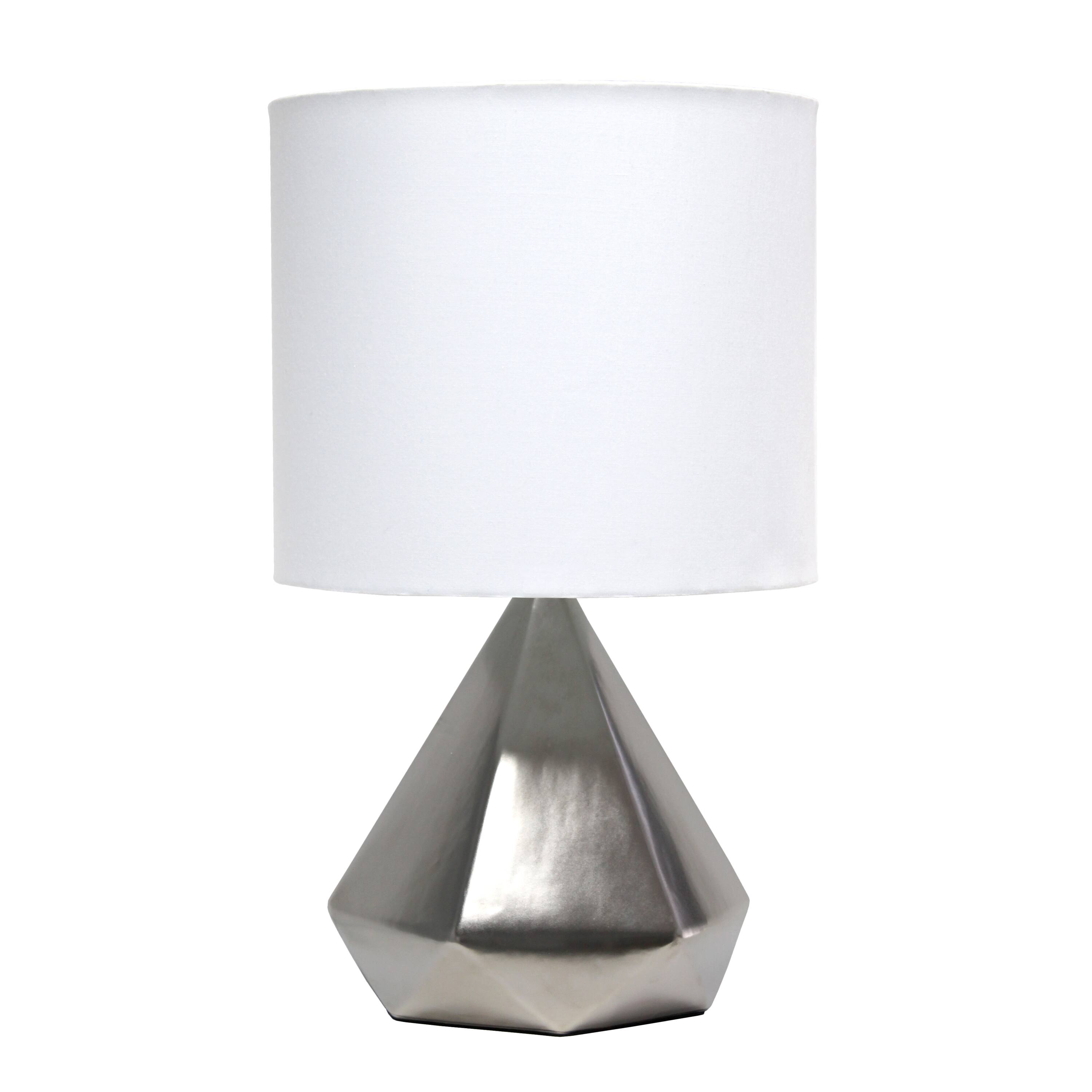 Simple Designs 19.8&#x22; Solid Pyramid Table Lamp