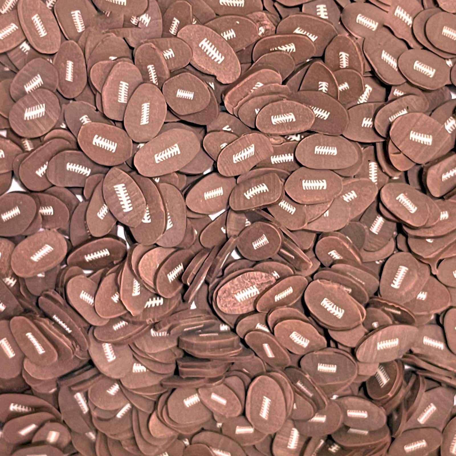 12 Pack: Football Specialty Glitter Shapes by Recollections™