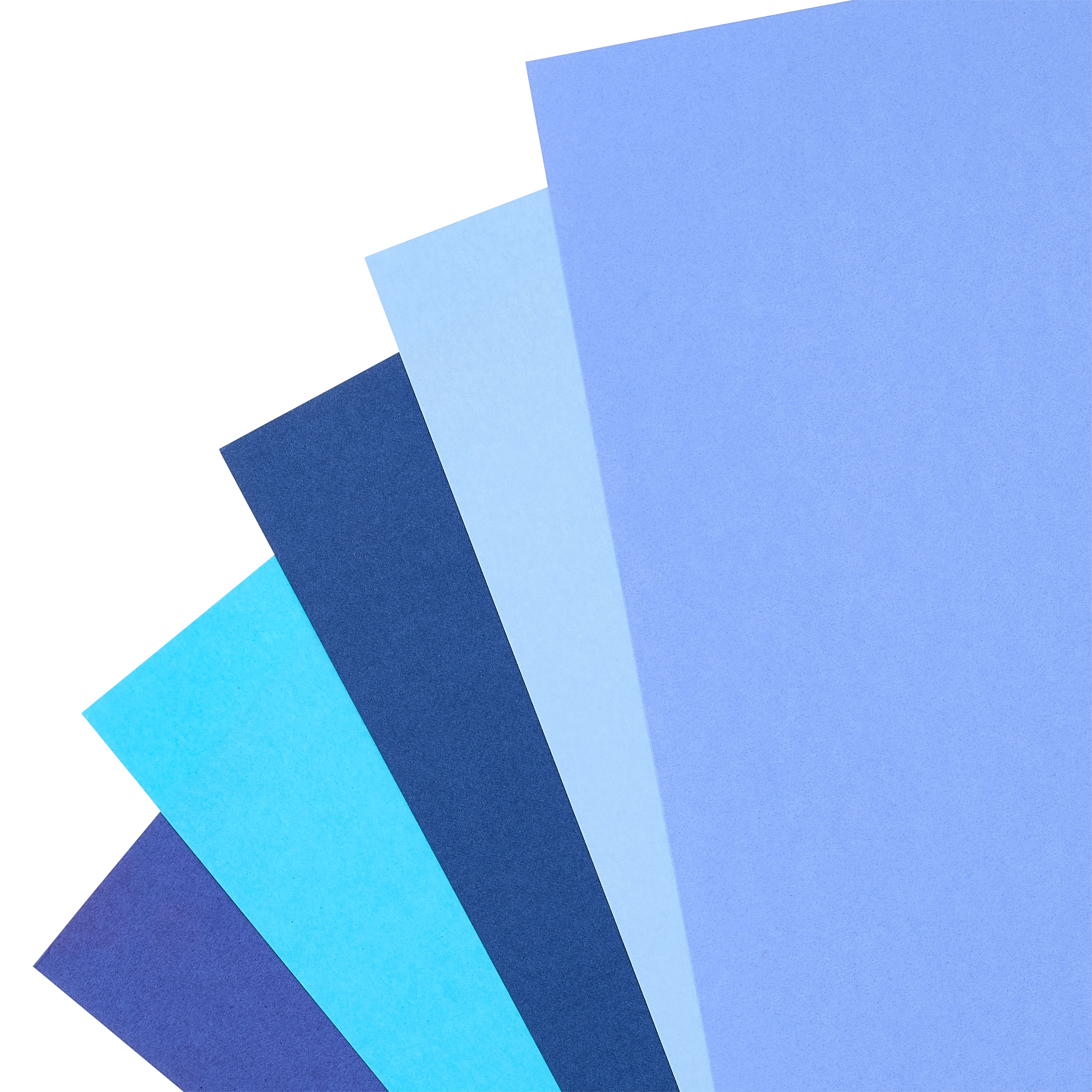 Hamilco Colored Cardstock Scrapbook Paper 8.5 x 11 Electric Blue